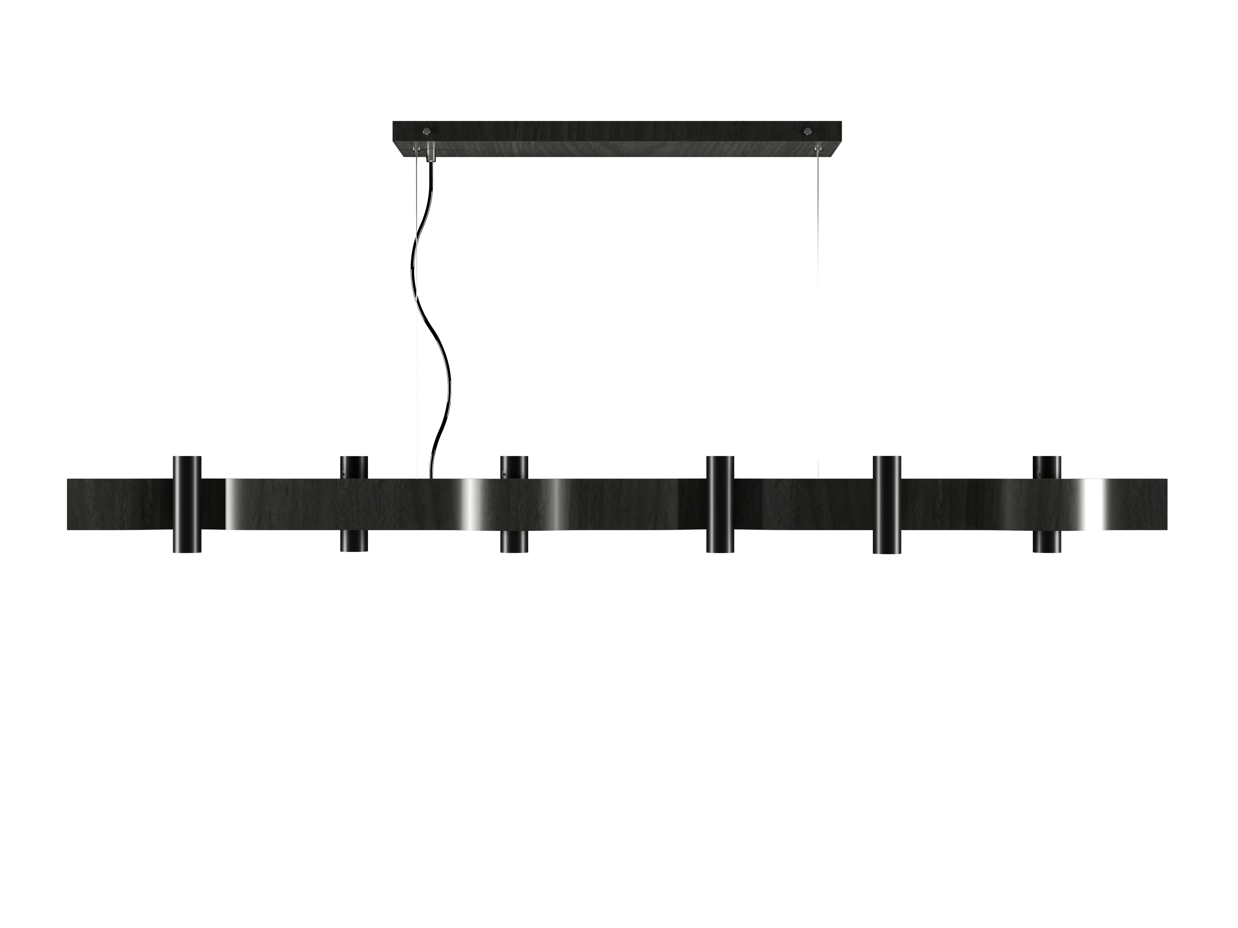 Pendant Lamp Accord Flow 1501 - Flow Line Accord Lighting | 44. Charcoal