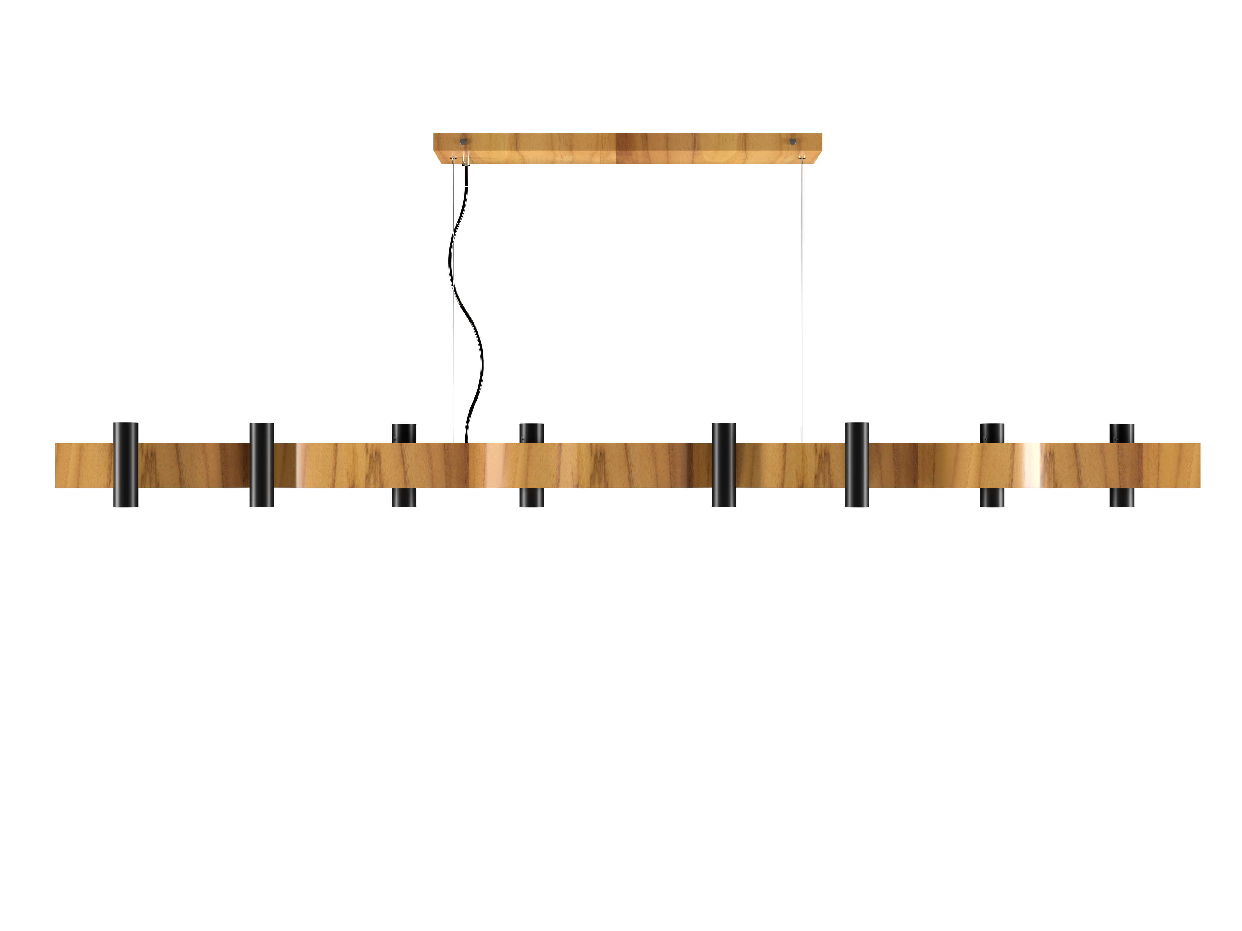 Pendant Lamp Accord Flow 1502 - Flow Line Accord Lighting | 12. Teak