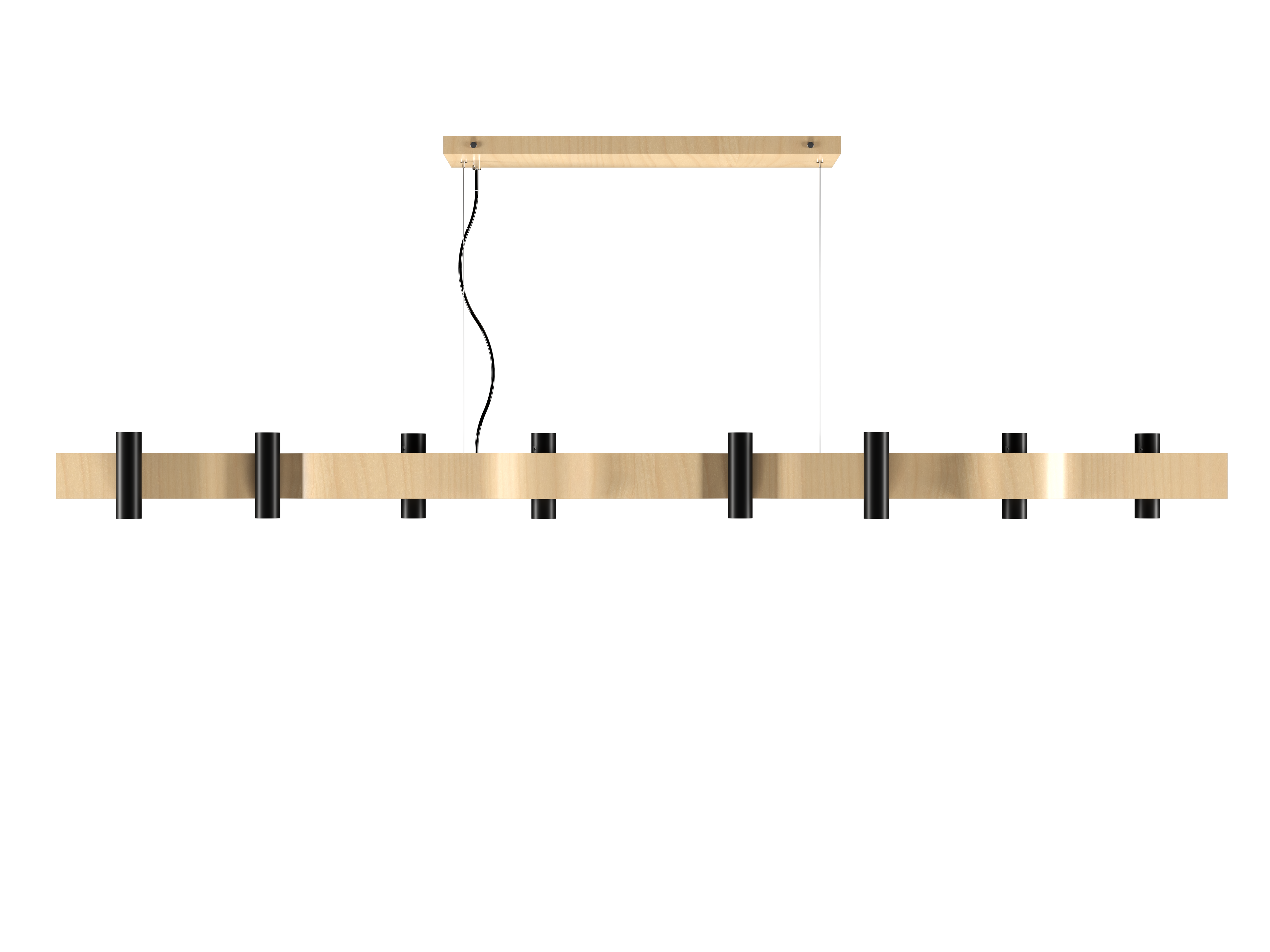 Pendant Lamp Accord Flow 1502 - Flow Line Accord Lighting | 34. Maple