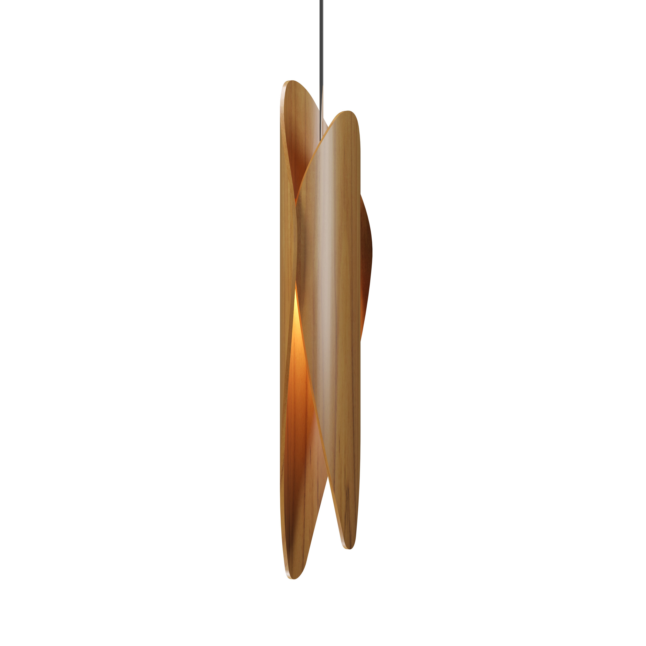 Pendant Lamp Accord Leaf 1509 - Leaf Line Accord Lighting | 12. Teak