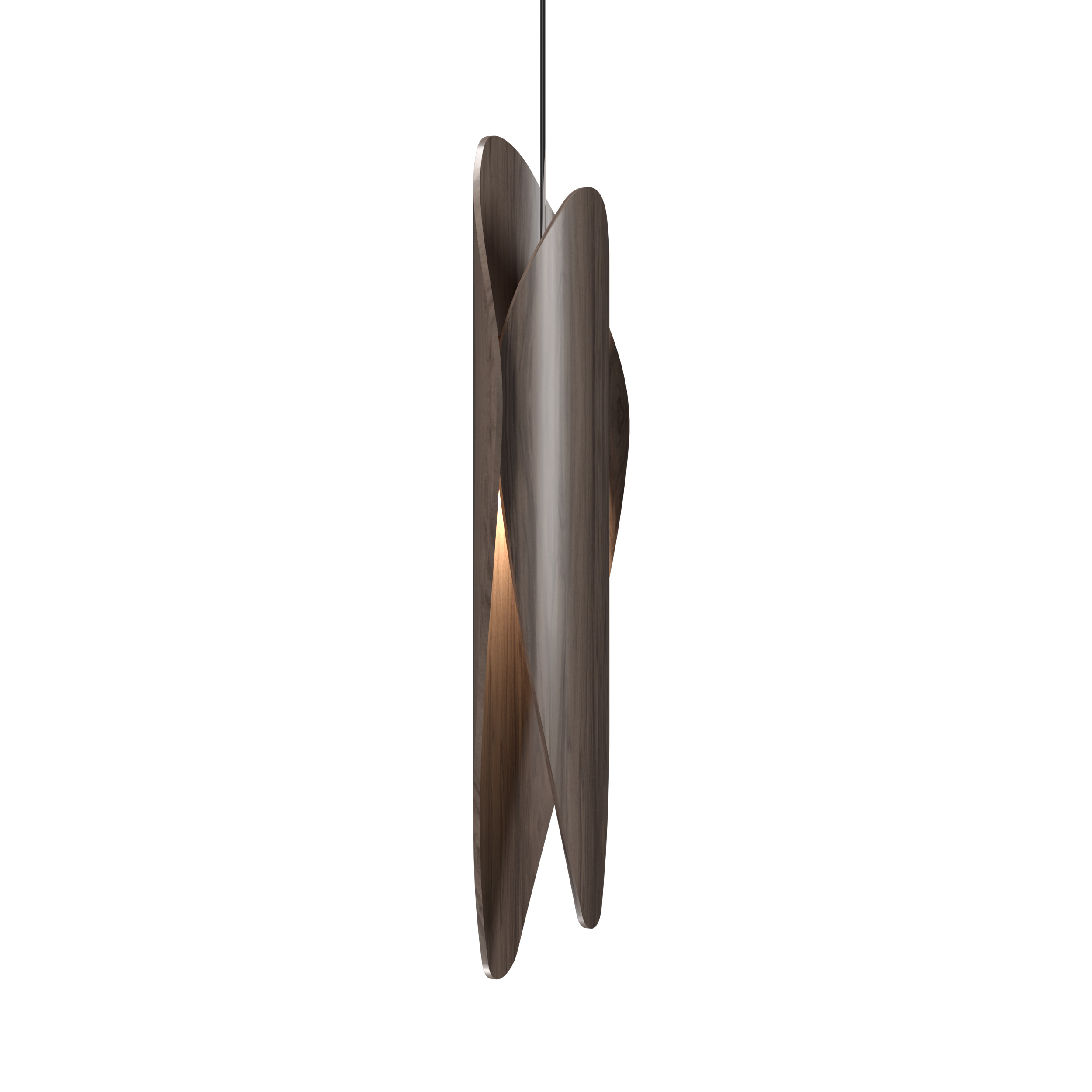 Pendant Lamp Accord Leaf 1509 - Leaf Line Accord Lighting | 18. American Walnut