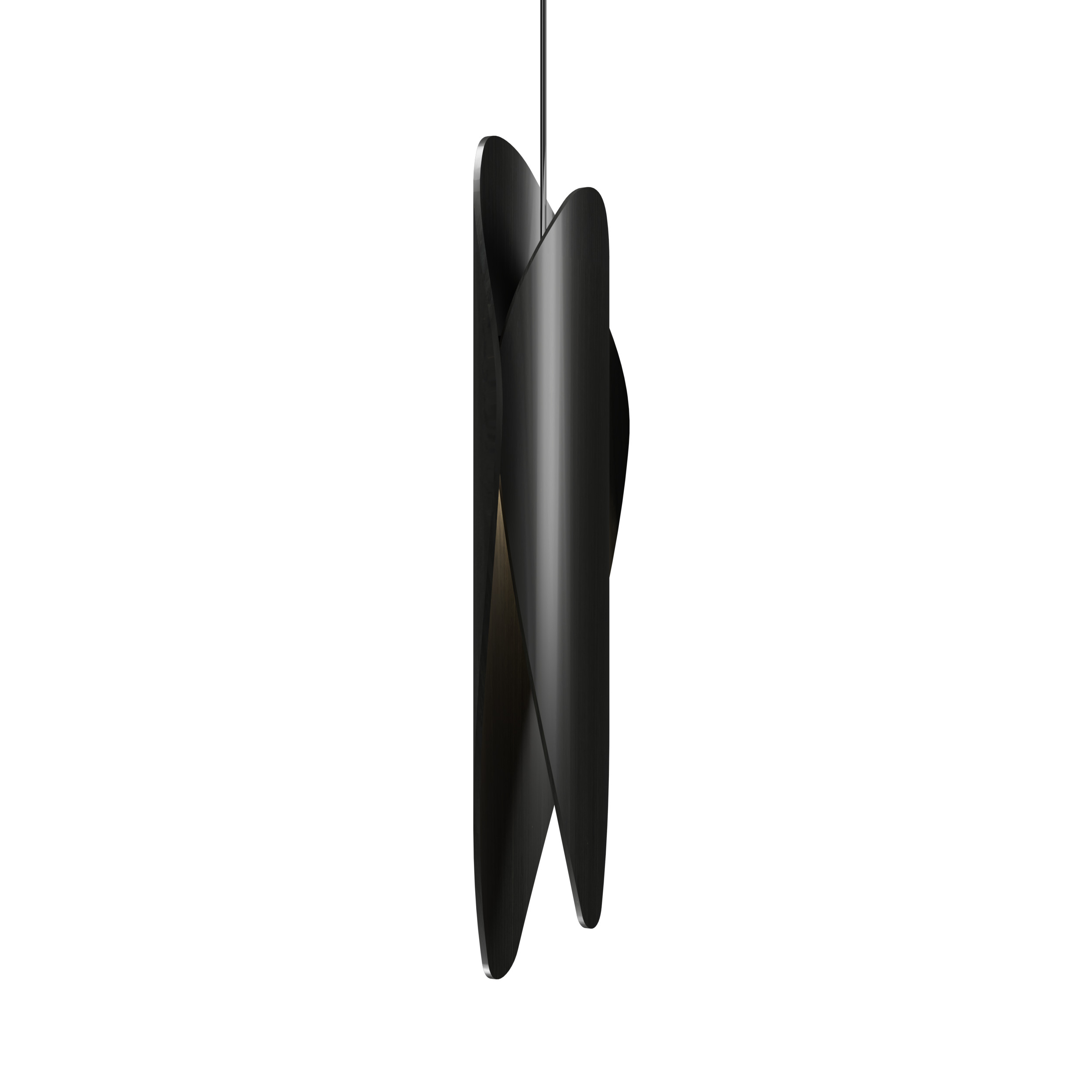 Pendant Lamp Accord Leaf 1509 - Leaf Line Accord Lighting | 44. Charcoal