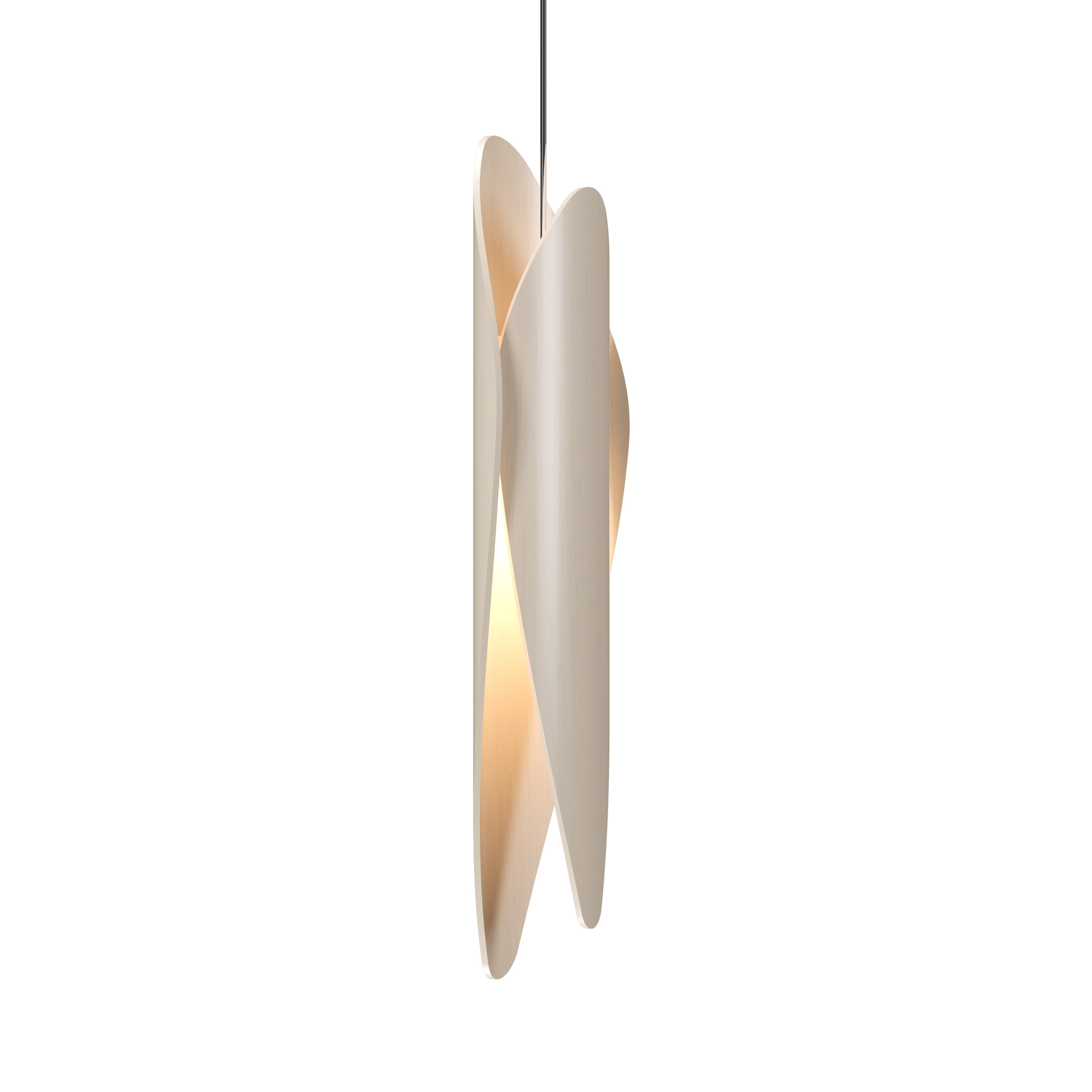 Pendant Lamp Accord Leaf 1509 - Leaf Line Accord Lighting | 48. Organic Cappuccino