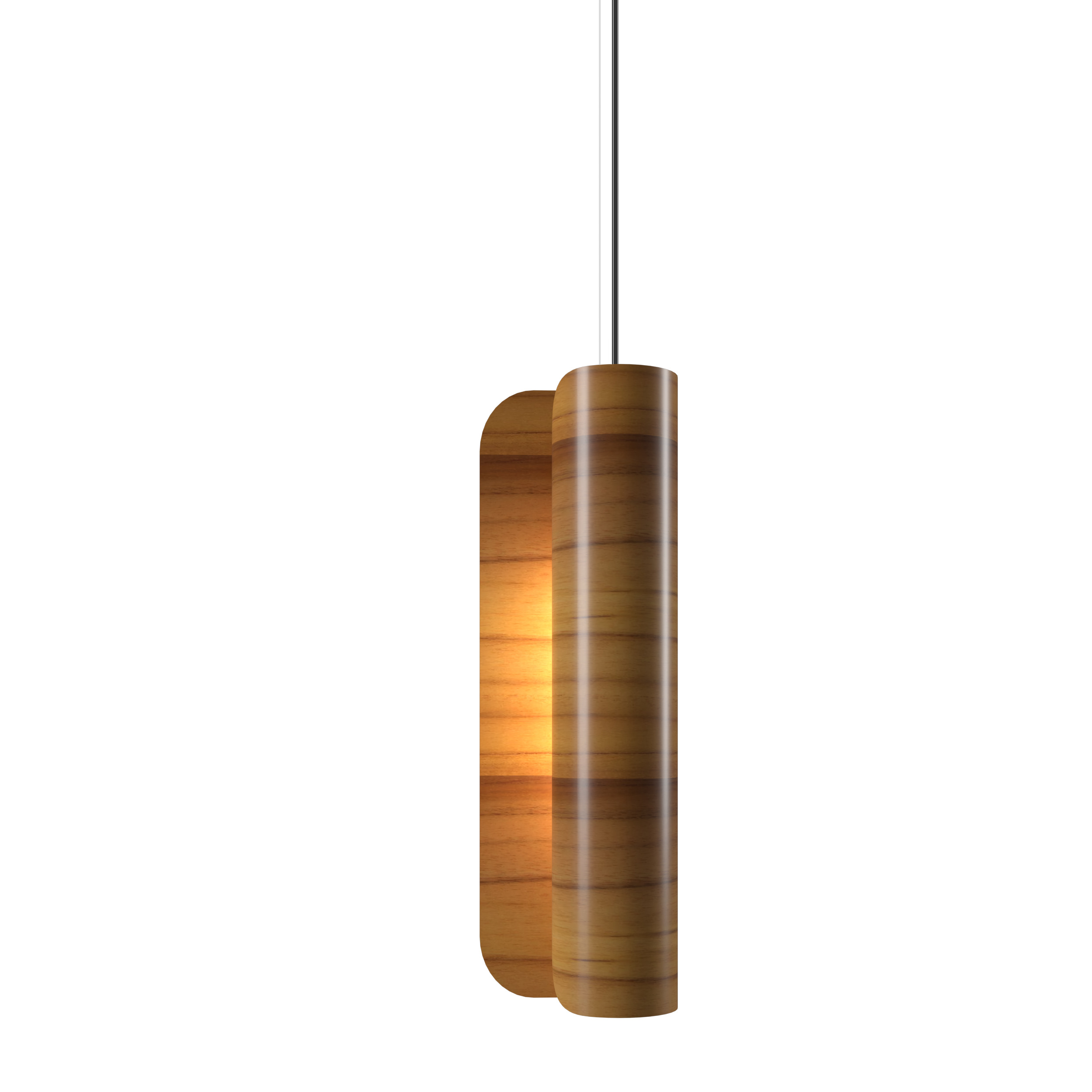 Pendant Lamp Accord Cascade 1510 - Cascade Line Accord Lighting | 12. Teak