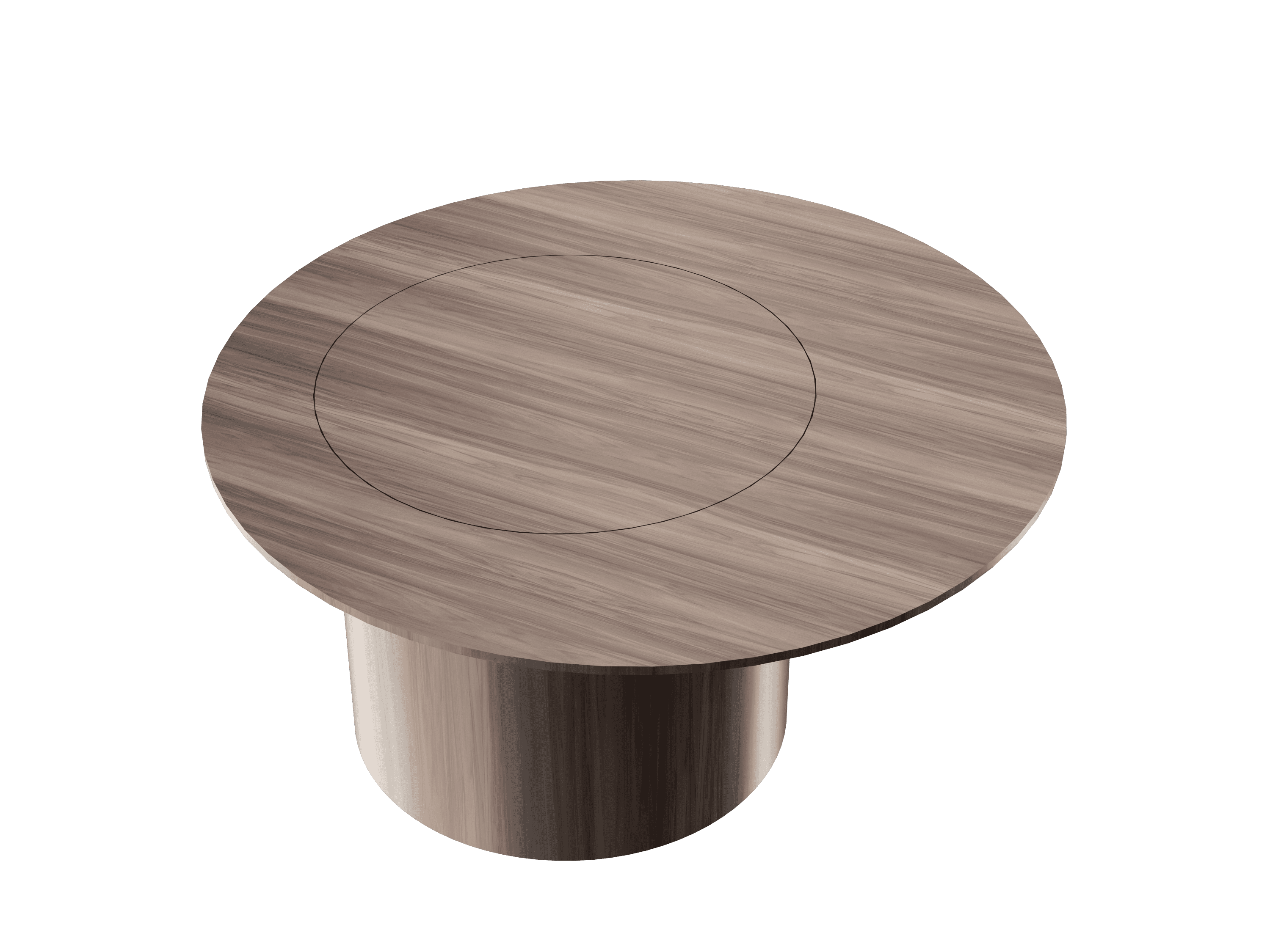 Coffee Tables Lamp Cilíndrica F1045 - Cilíndrica Line Accord Lighting | 18. American Walnut