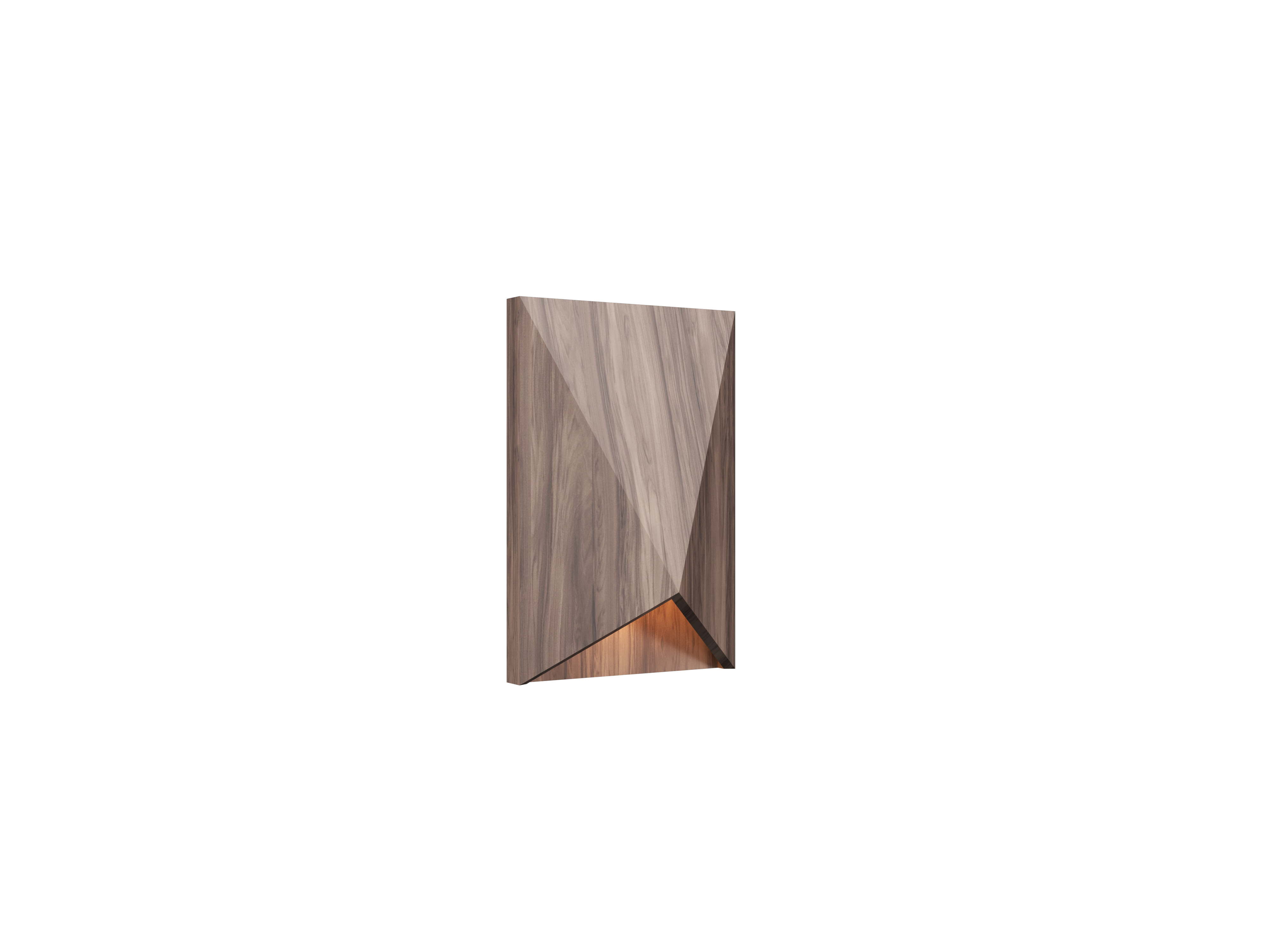 Wall Lamp Facetada 4219 - Facetada Line Accord Lighting | 18. American Walnut