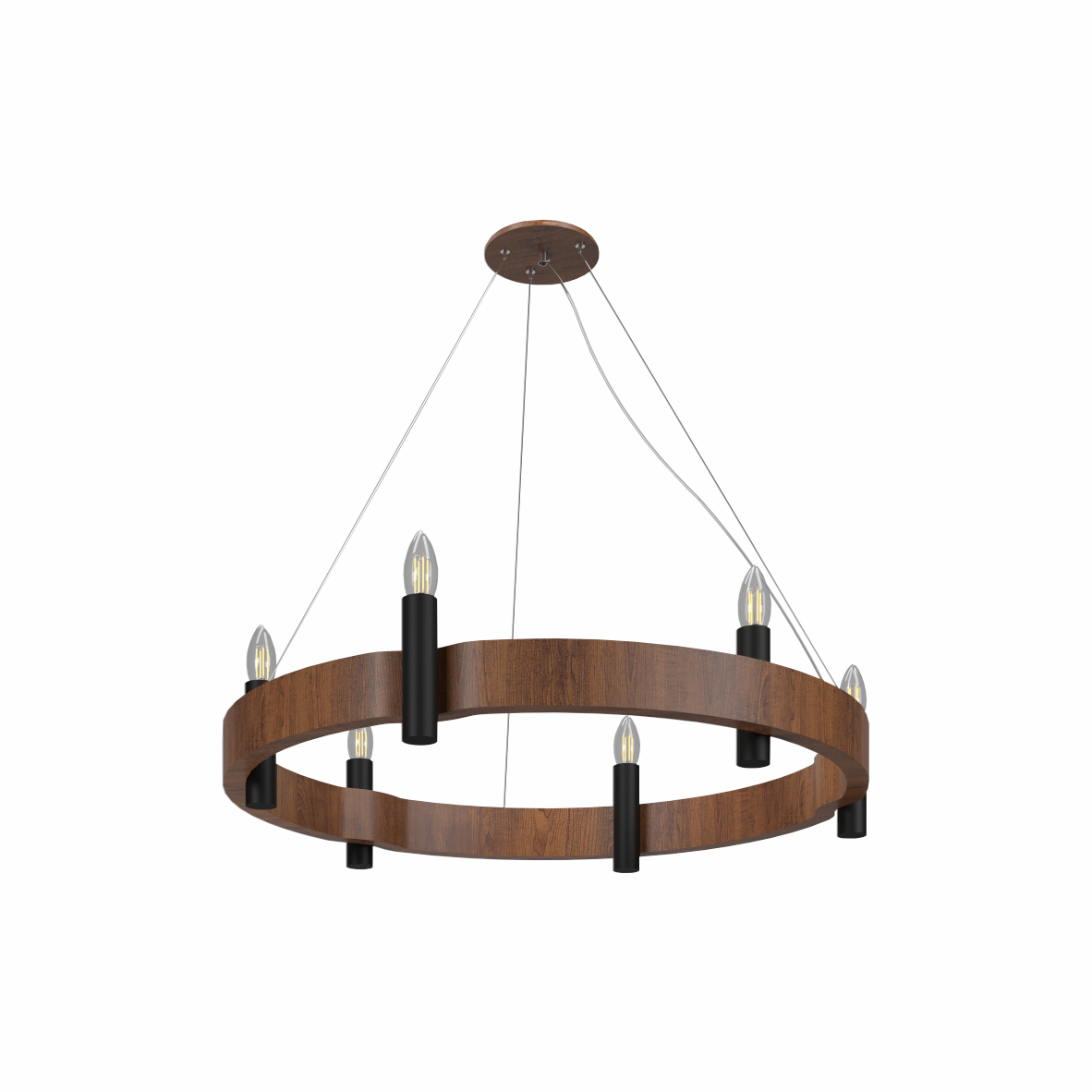 Pendant Lamp Flow 1525 - Flow Line Accord Lighting | 06. Imbuia