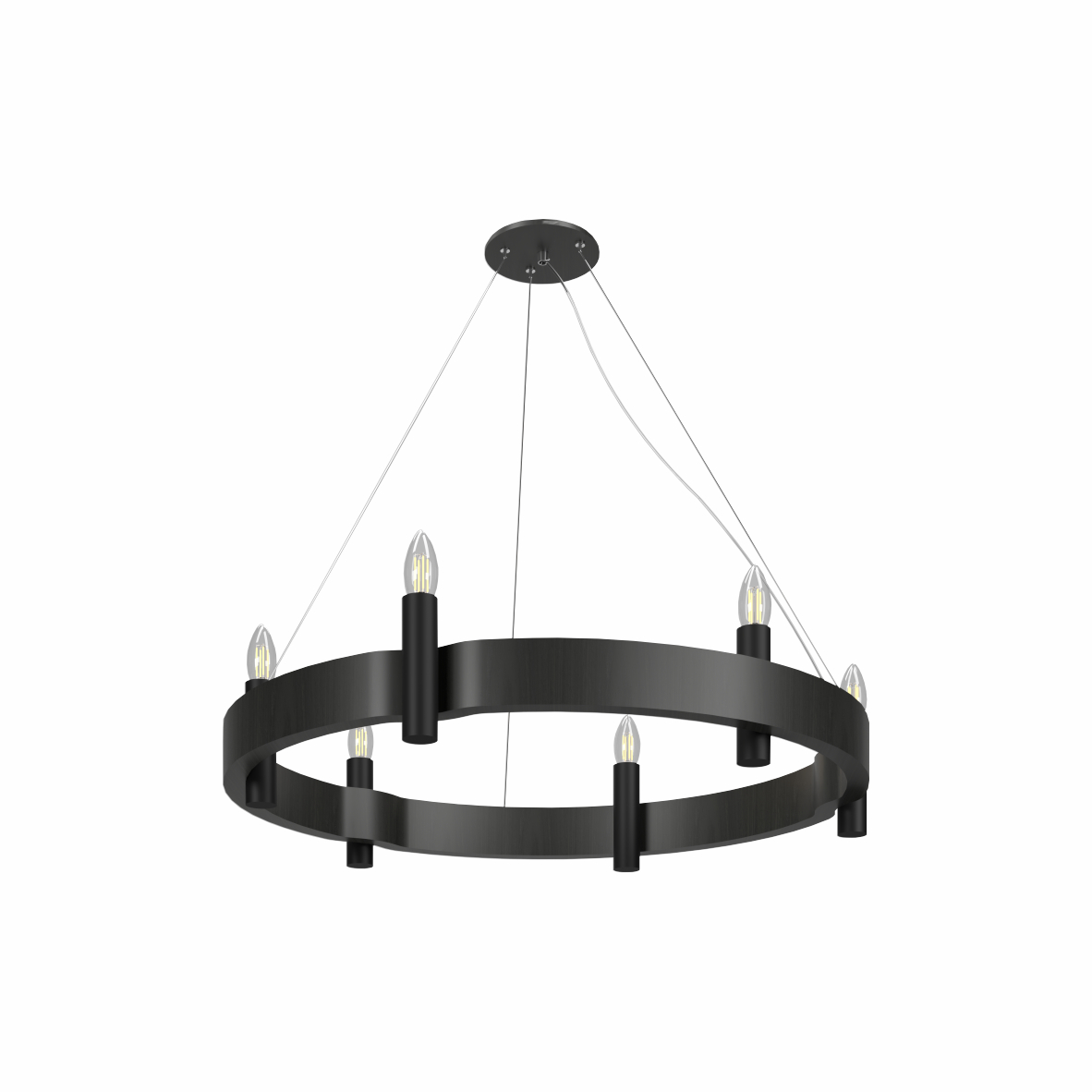 Pendant Lamp Flow 1525 - Flow Line Accord Lighting | 44. Charcoal