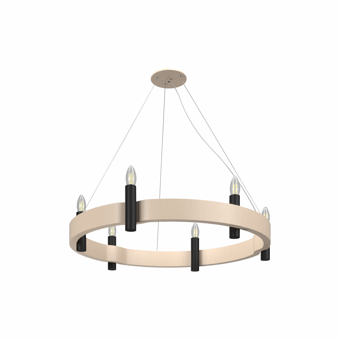 Pendant Lamp Flow 1525 - Flow Line Accord Lighting | 48. Organic Cappuccino