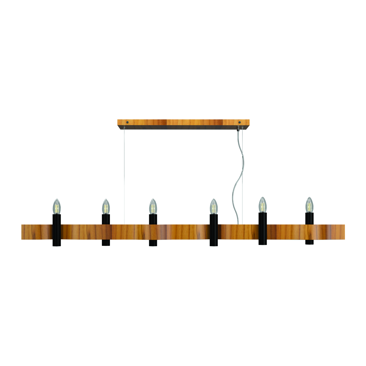 Pendant Lamp Flow 1518 - Flow Line Accord Lighting | 12. Teak