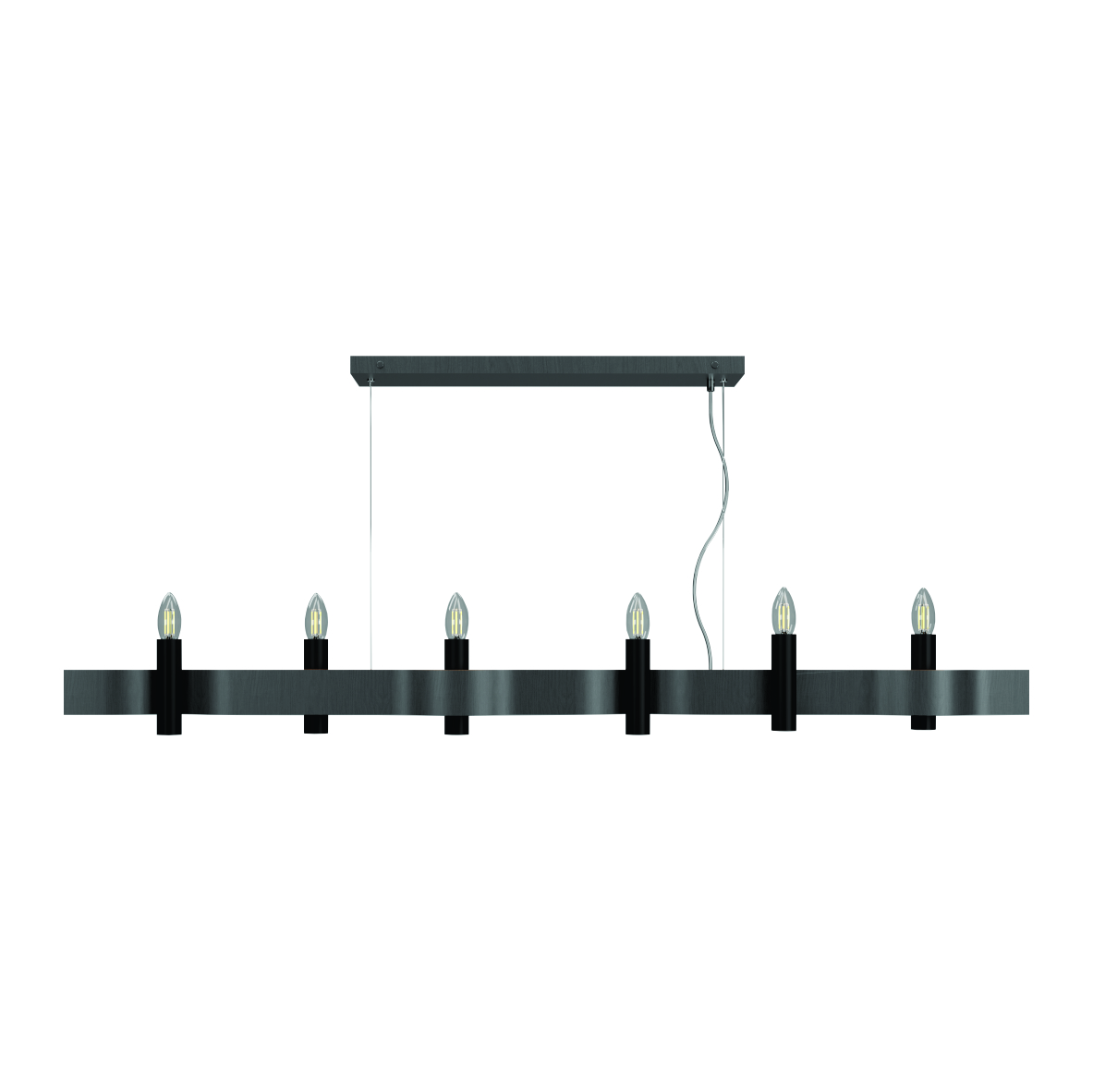 Pendant Lamp Flow 1518 - Flow Line Accord Lighting | 44. Charcoal