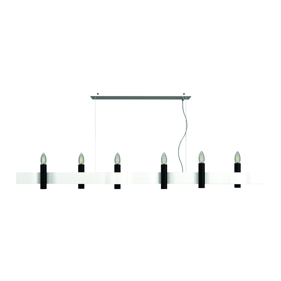 Pendant Lamp Flow 1518 - Flow Line Accord Lighting | 47. ​​Organic White