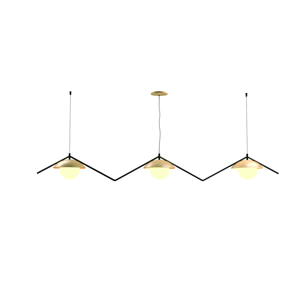 Pendant Lamp Oyster DK 1516, - Oyster DK Line Accord Lighting | 34. Maple