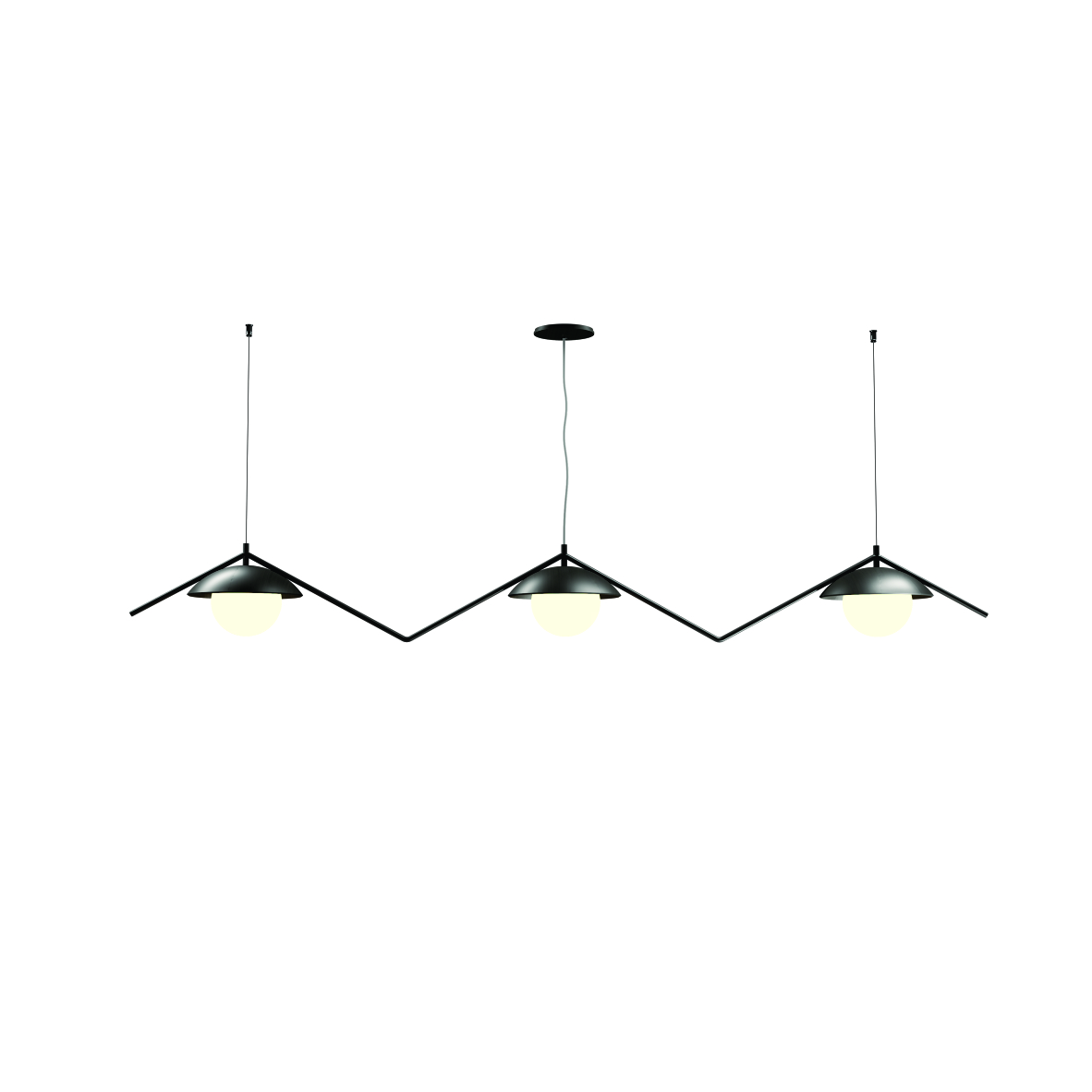 Pendant Lamp Oyster DK 1516, - Oyster DK Line Accord Lighting | 44. Charcoal