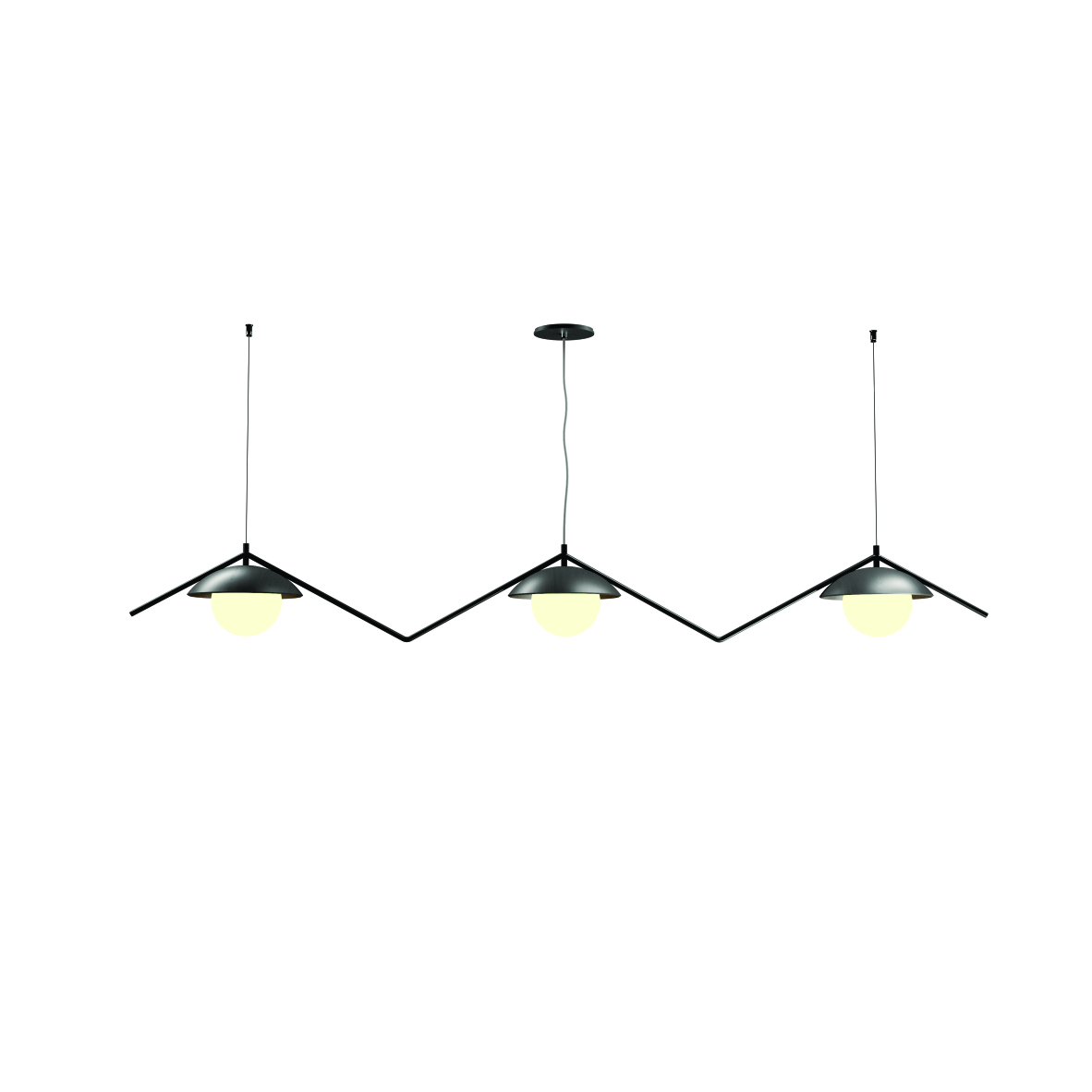 Pendant Lamp Oyster DK 1516, - Oyster DK Line Accord Lighting | 50. Organic lead Grey