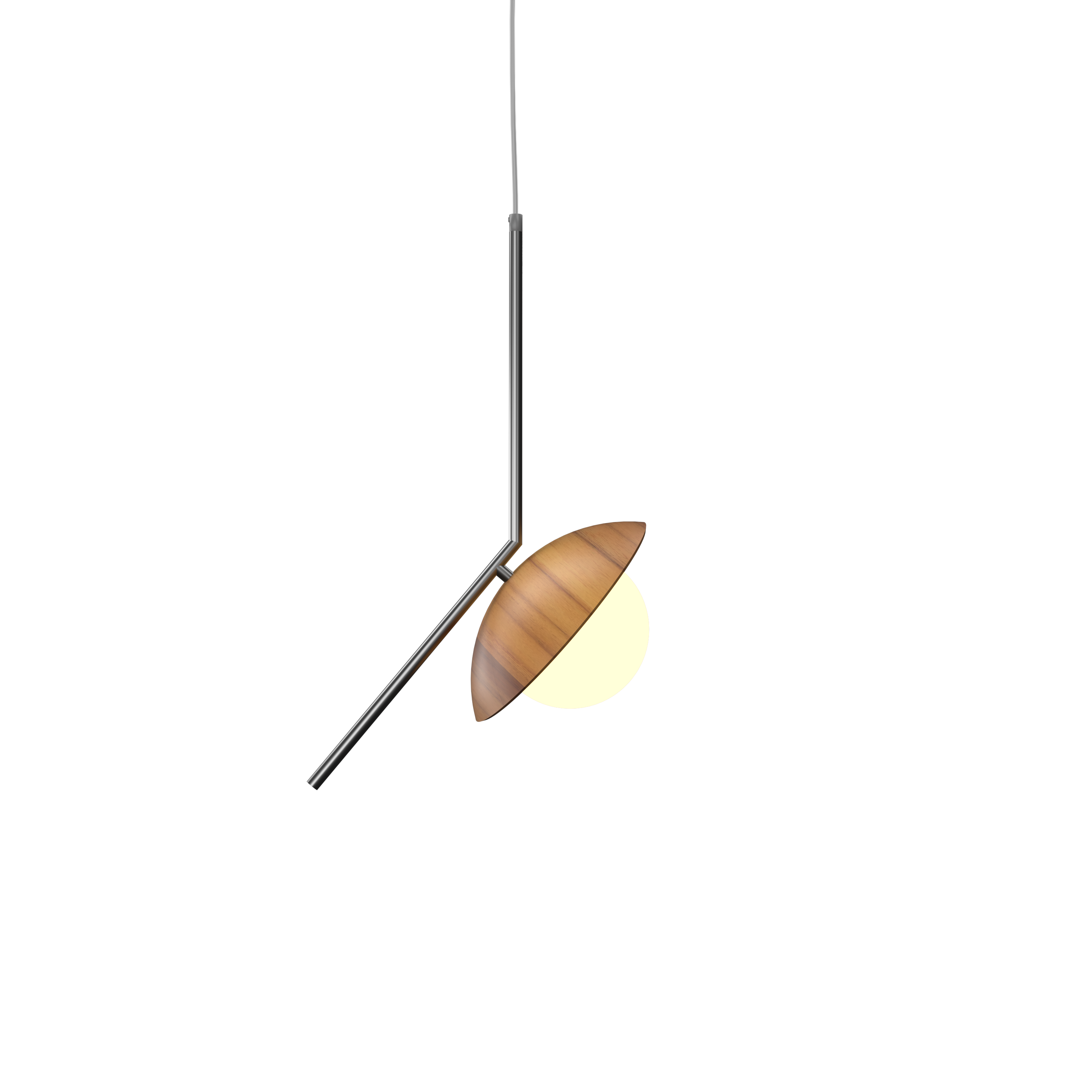 Pendant Lamp Oyster 1513 - Oyster Line Accord Lighting | 12. Teak