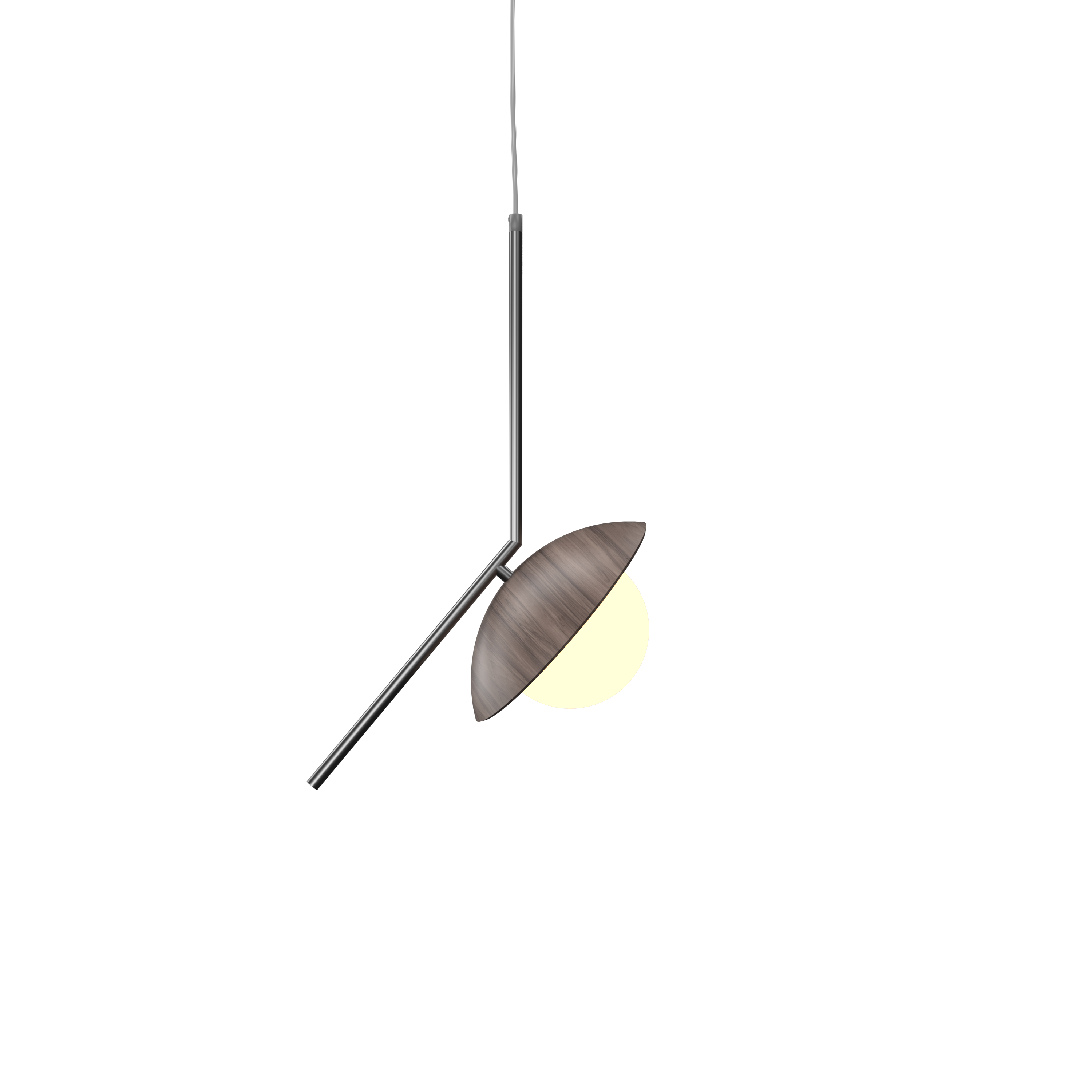 Pendant Lamp Oyster 1513 - Oyster Line Accord Lighting | 18. American Walnut