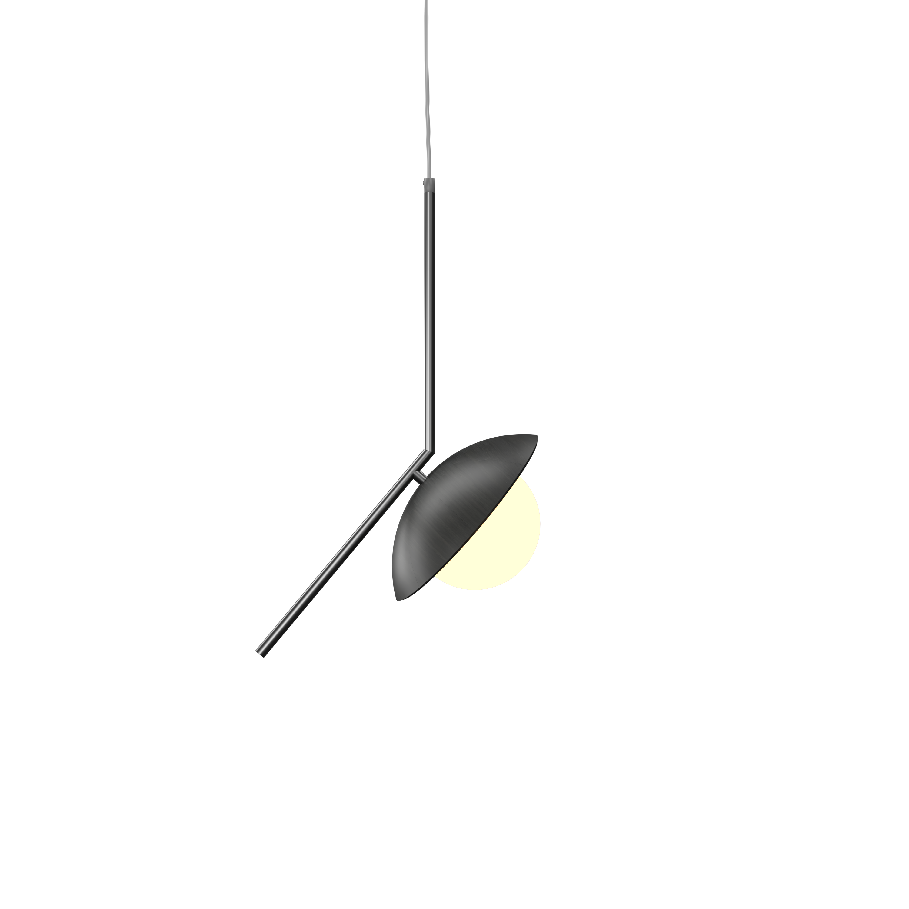 Pendant Lamp Oyster 1513 - Oyster Line Accord Lighting | 44. Charcoal