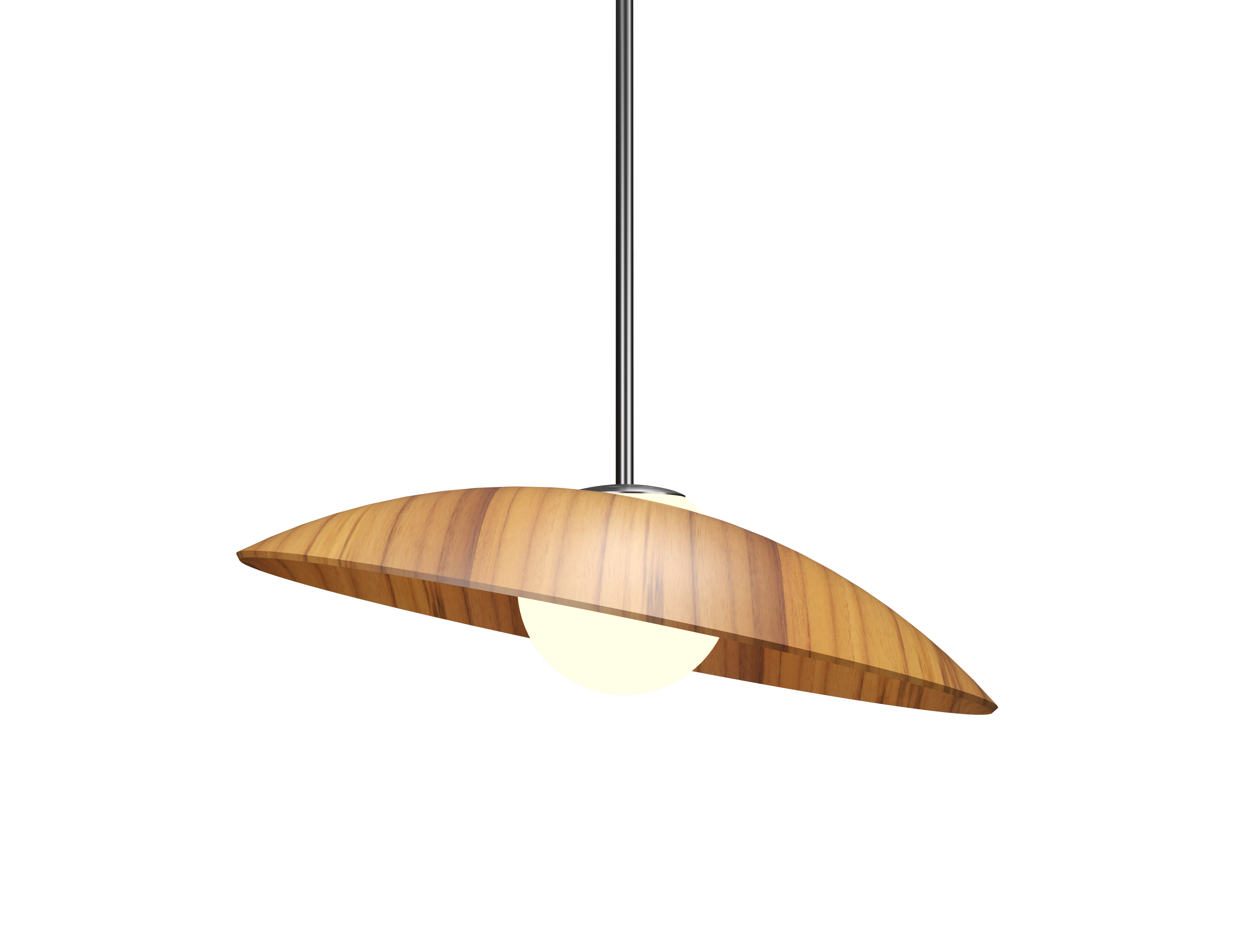 Pendant Lamp Oyster 1515 - Oyster Line Accord Lighting | 12. Teak