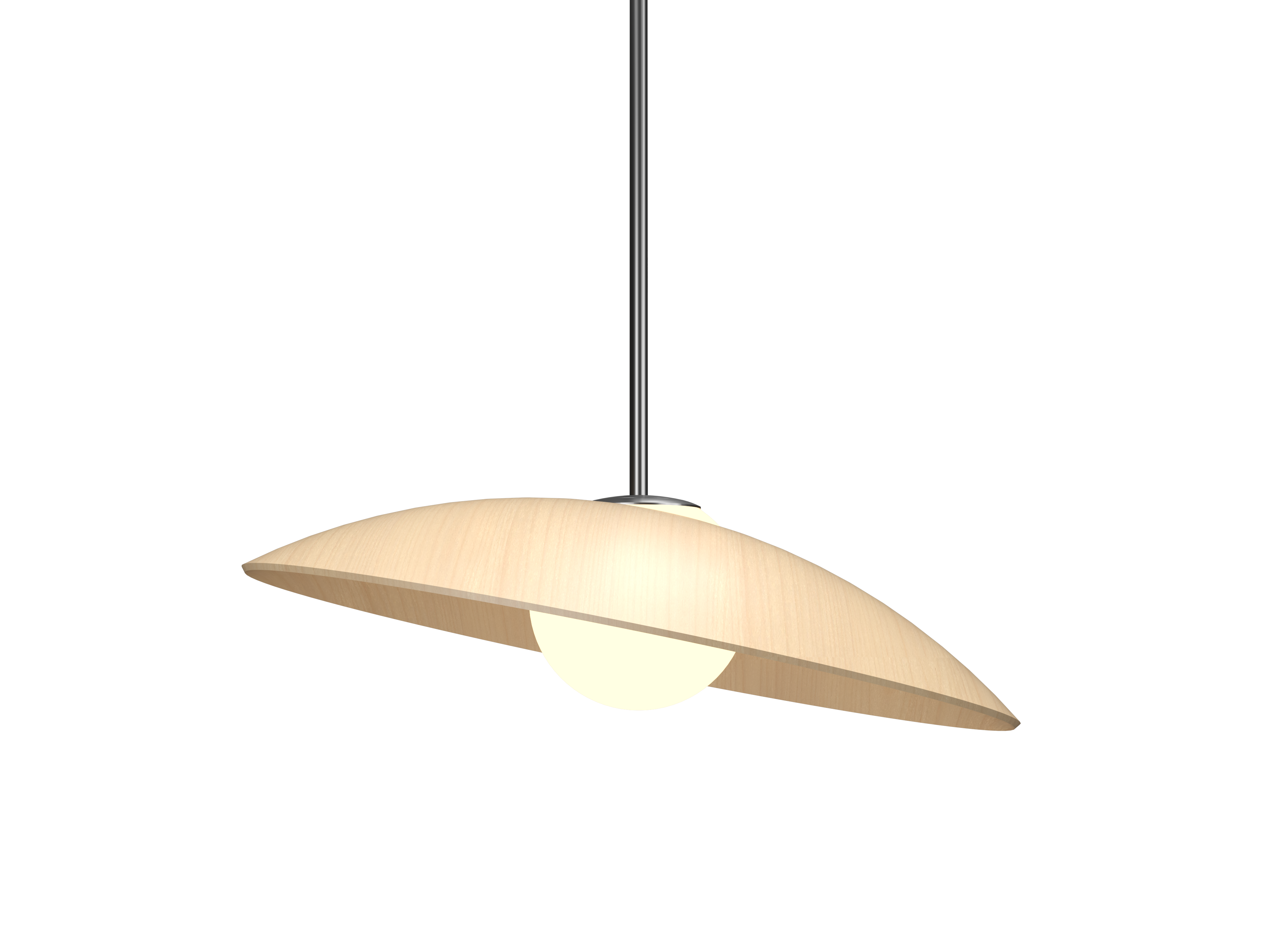 Pendant Lamp Oyster 1515 - Oyster Line Accord Lighting | 34. Maple