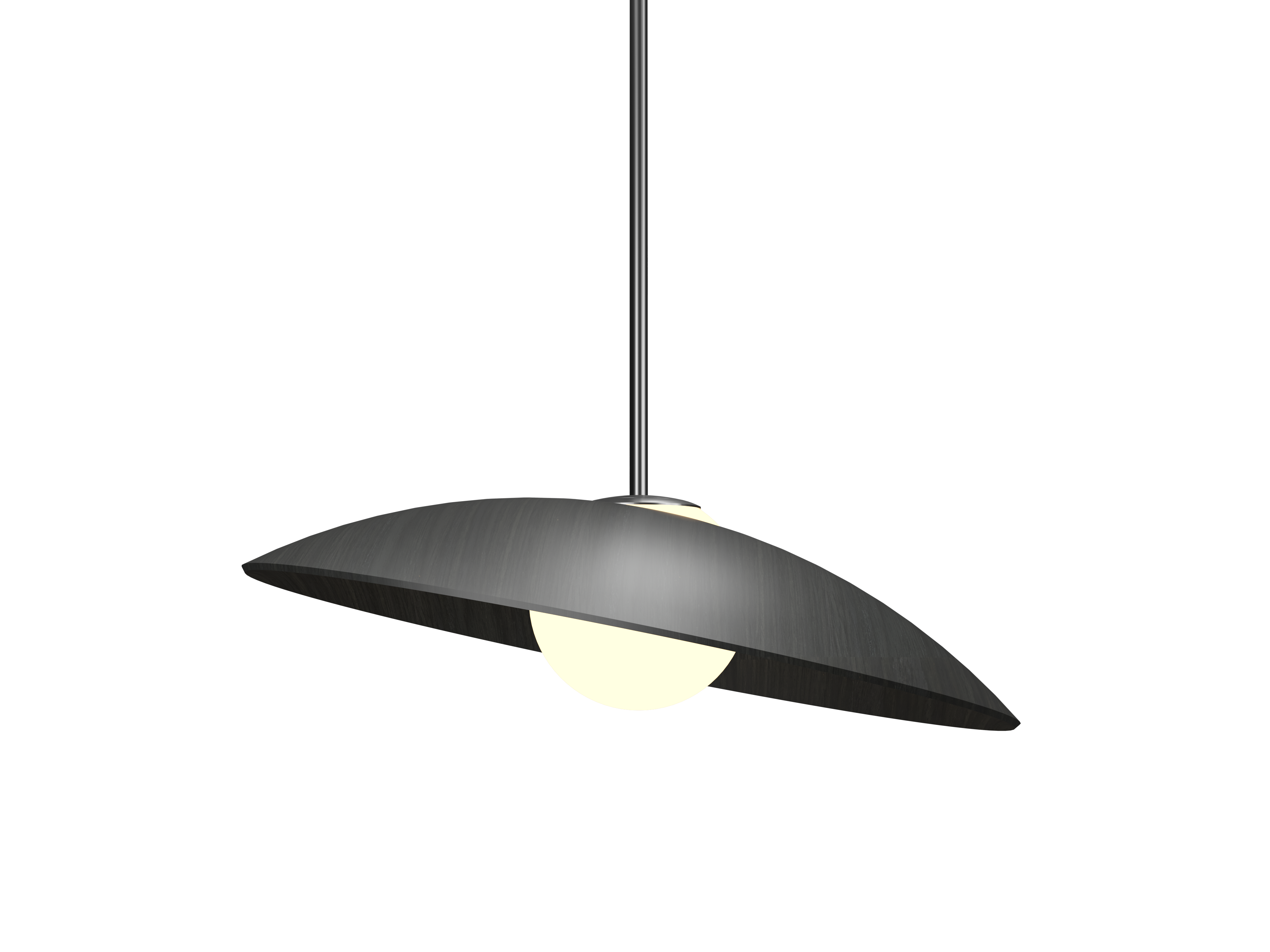 Pendant Lamp Oyster 1515 - Oyster Line Accord Lighting | 44. Charcoal