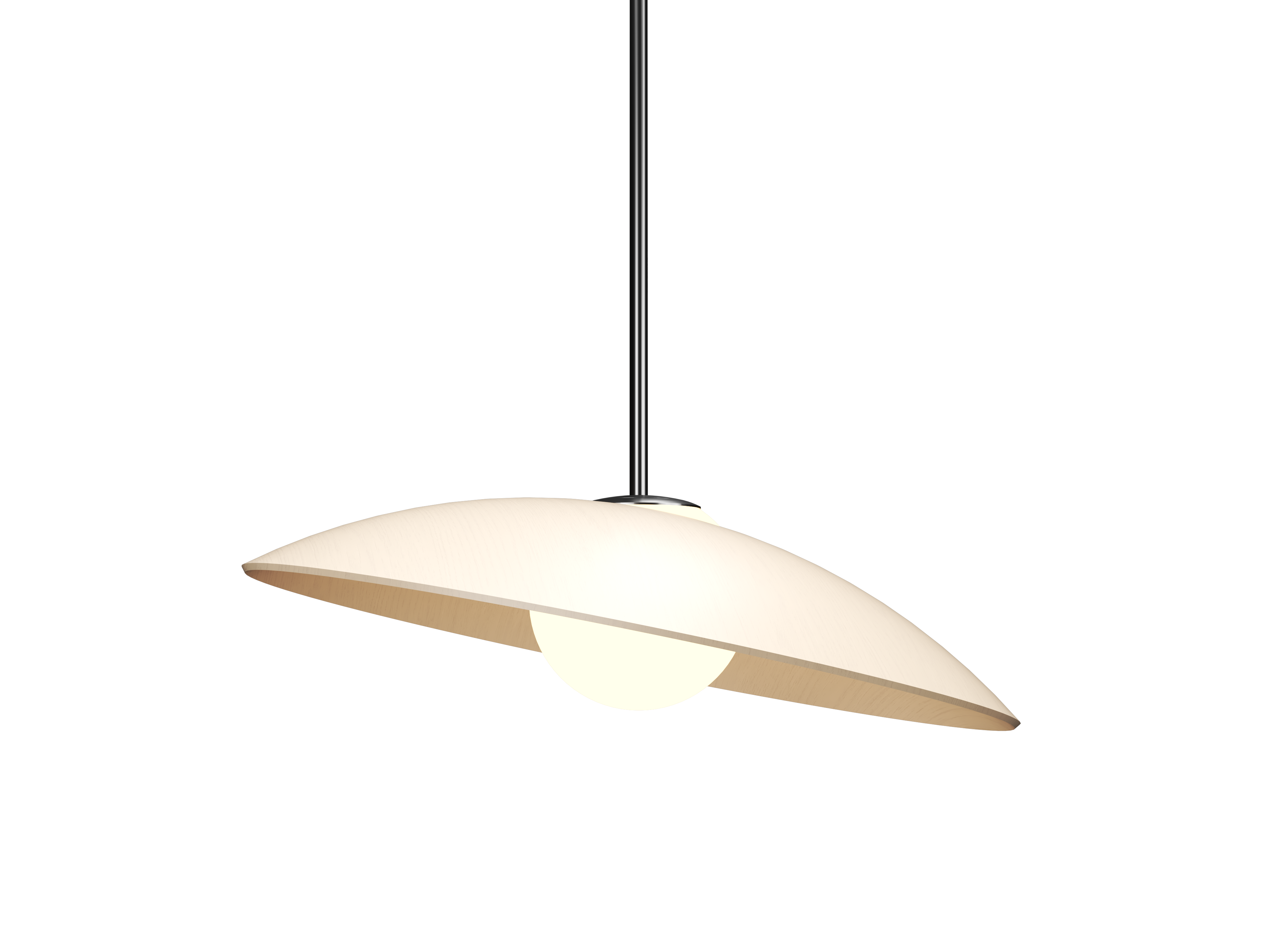 Pendant Lamp Oyster 1515 - Oyster Line Accord Lighting | 48. Organic Cappuccino