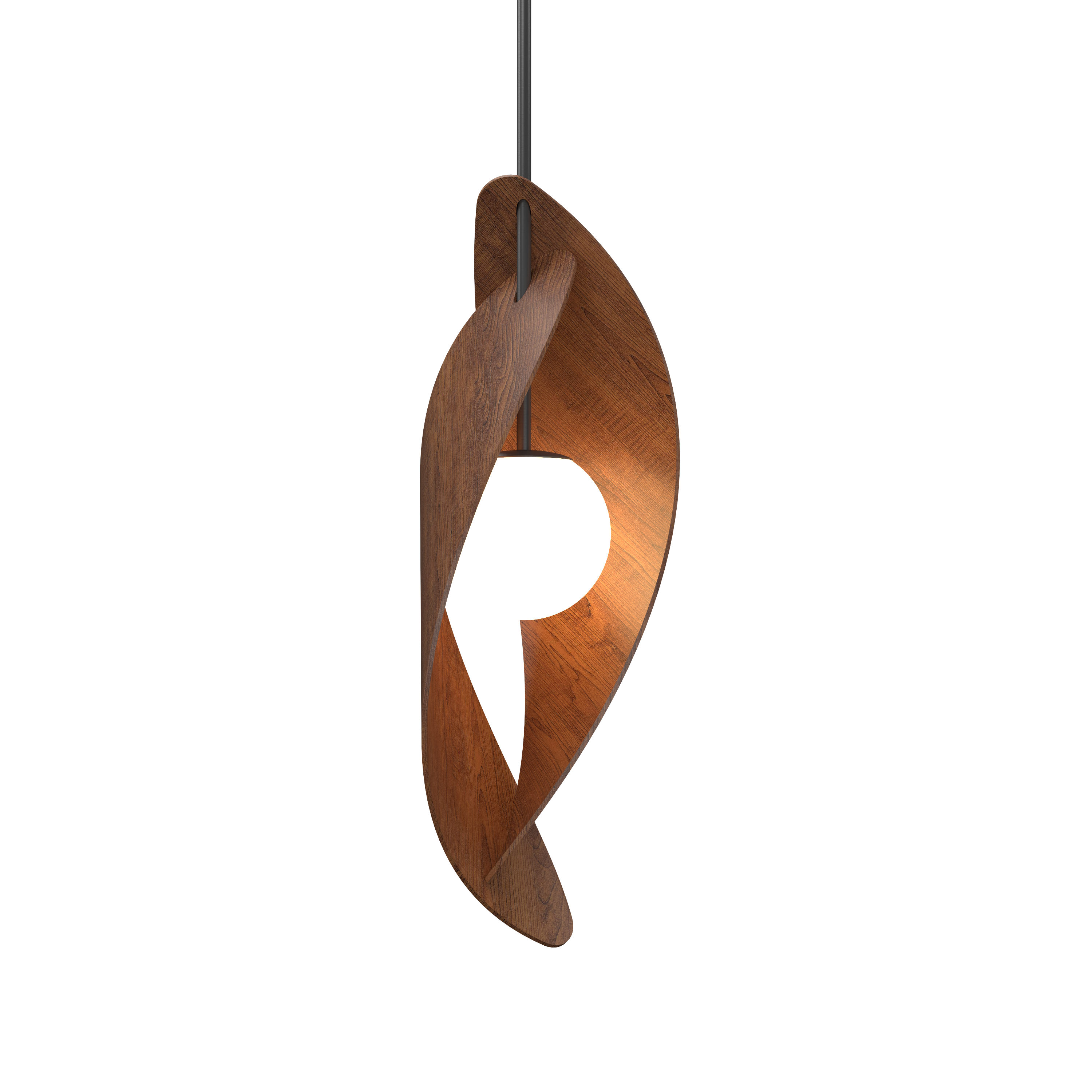 Pendant Lamp Oyster 1512 - Oyster Line Accord Lighting | 06. Imbuia