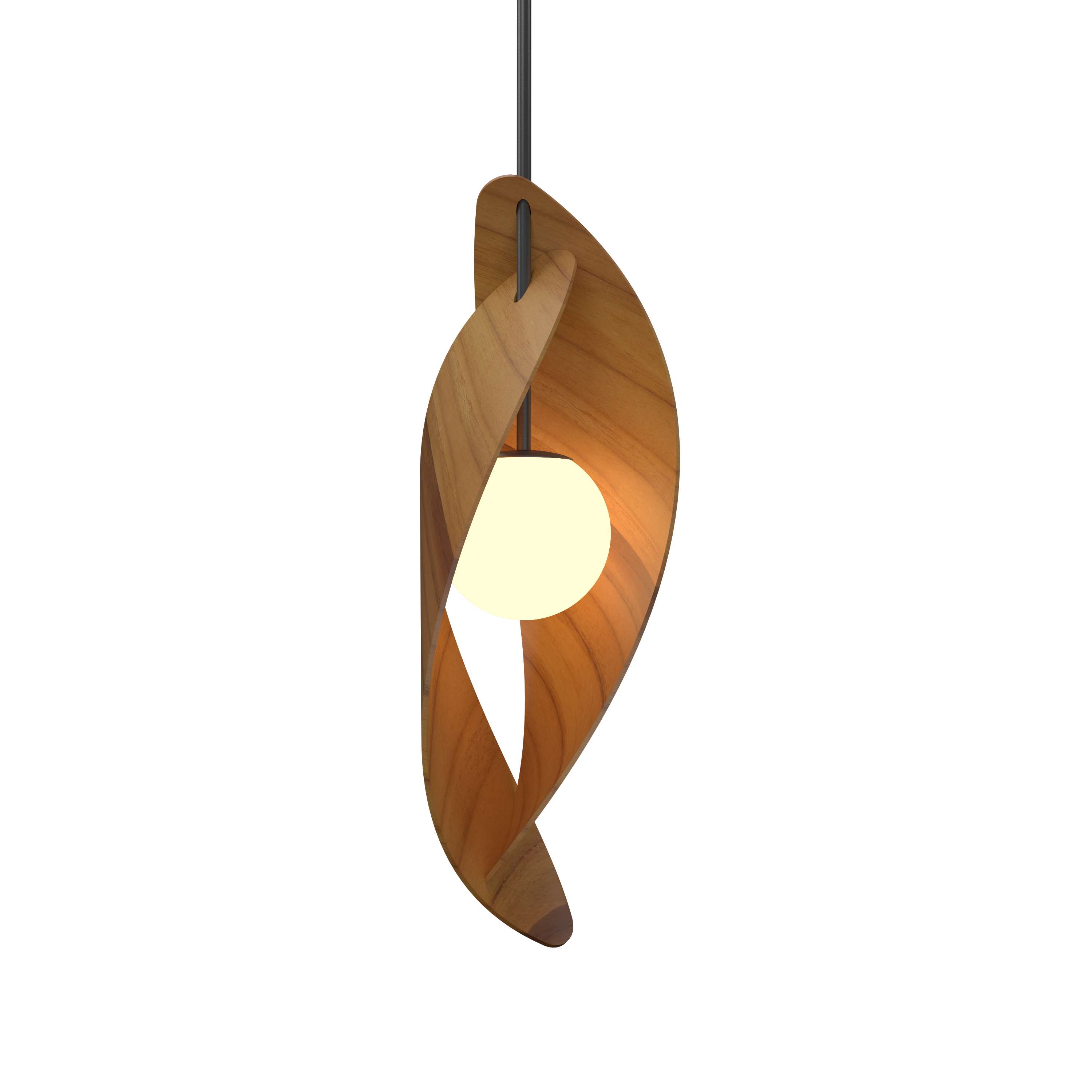 Pendant Lamp Oyster 1512 - Oyster Line Accord Lighting | 12. Teak