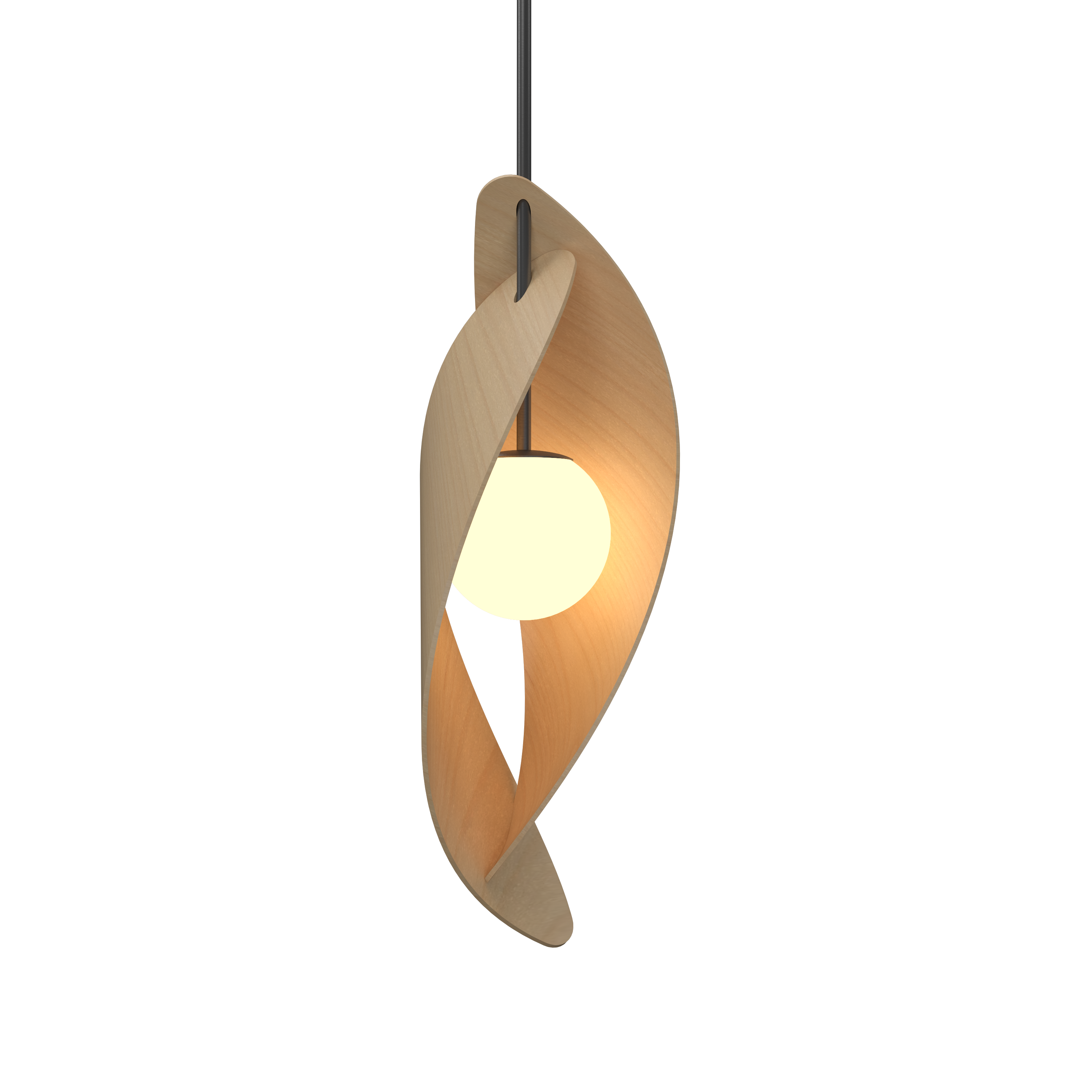 Pendant Lamp Oyster 1512 - Oyster Line Accord Lighting | 34. Maple