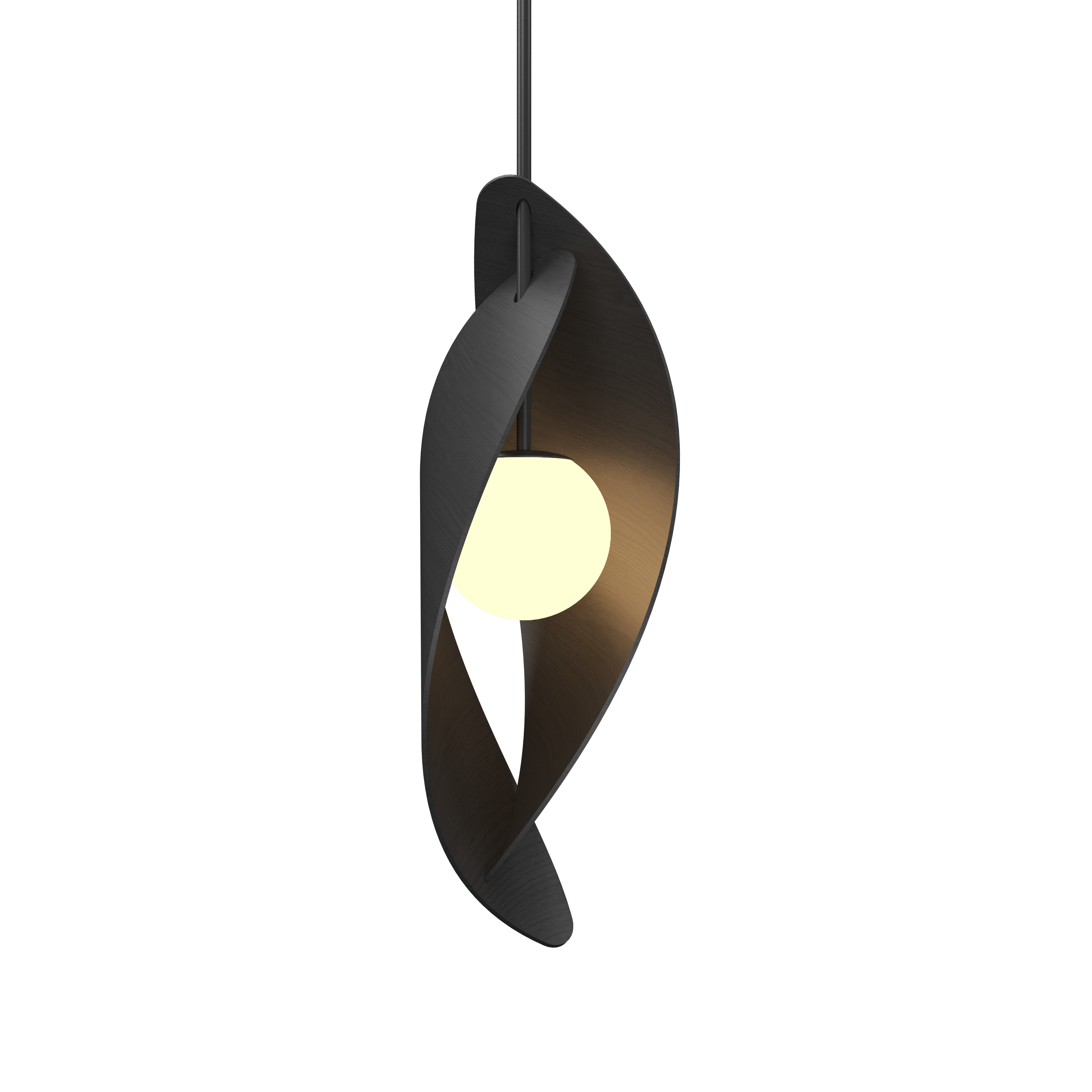 Pendant Lamp Oyster 1512 - Oyster Line Accord Lighting | 50. Organic lead Grey