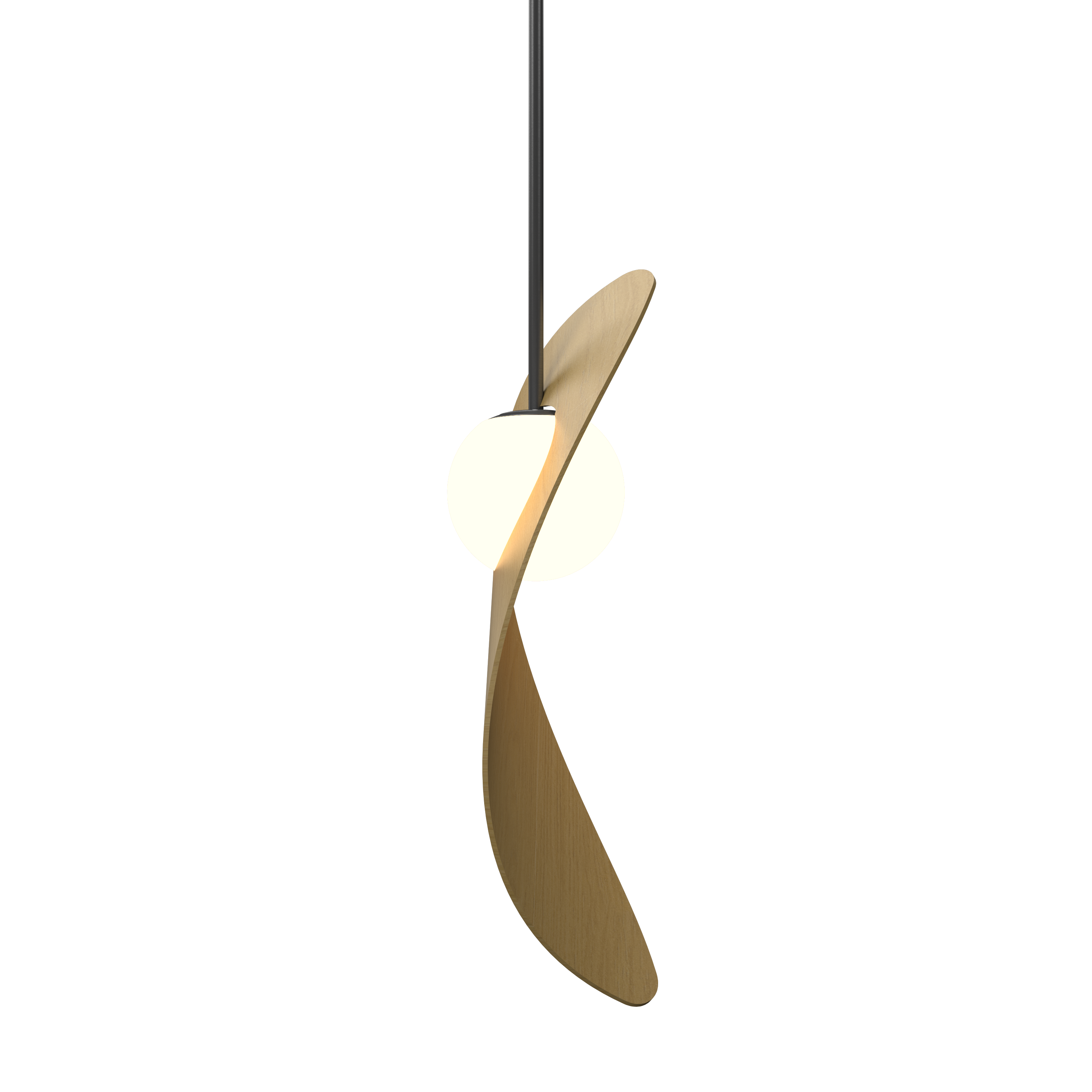 Pendant Lamp Oyster 1511 - Oyster Line Accord Lighting | 49. Organic Gold