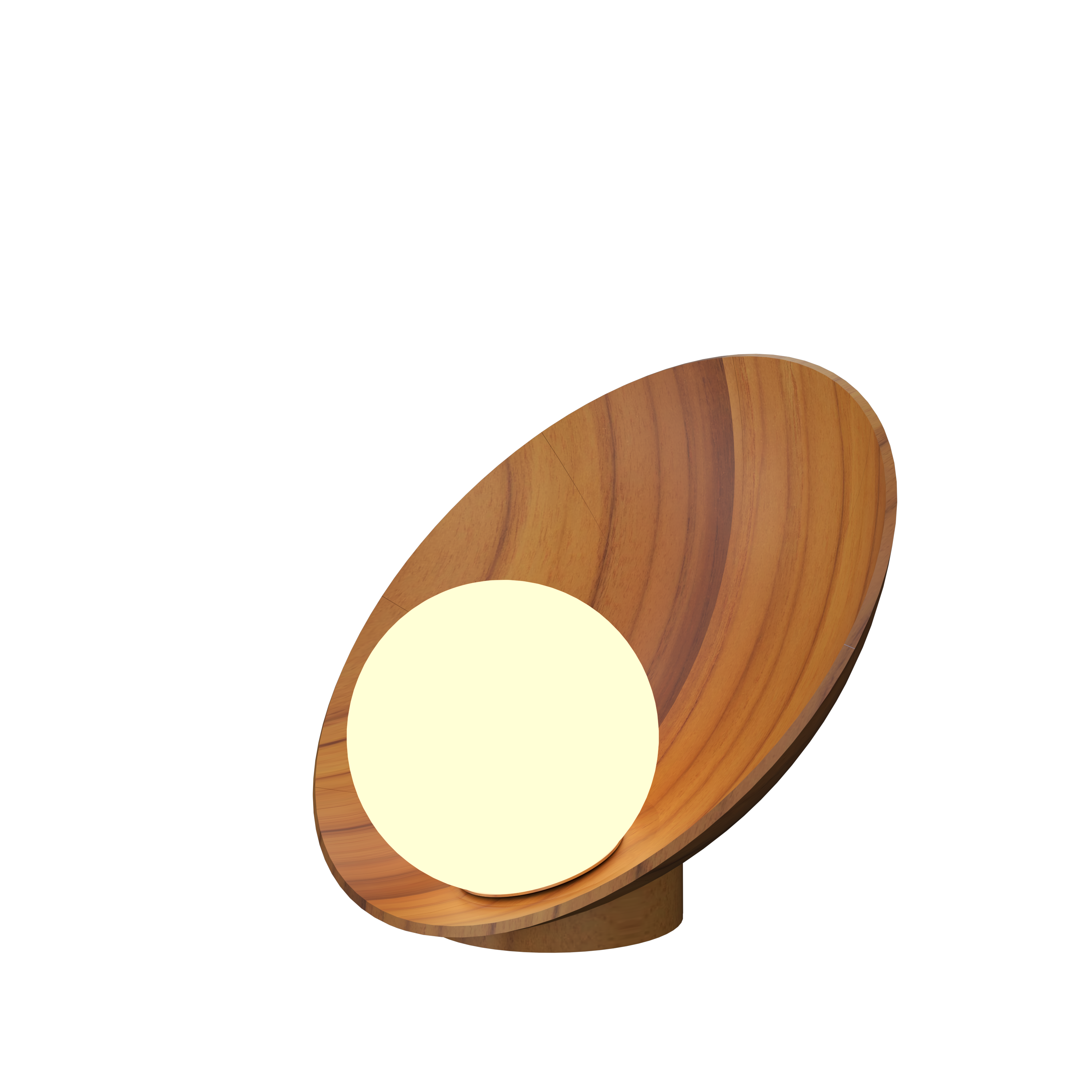 Table Lamp Oyster 7102 - Oyster Line Accord Lighting | 12. Teak