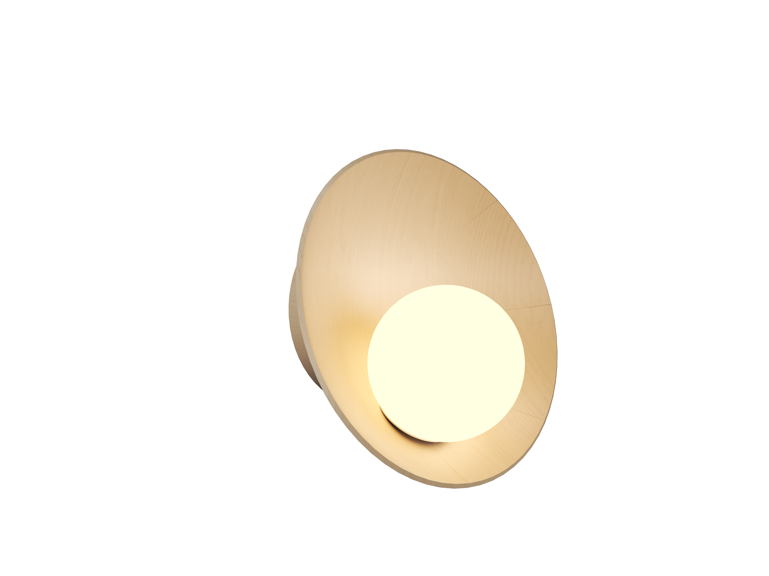 Wall Lamp Oyster 4217 - Oyster Line Accord Lighting | 48. Organic Cappuccino