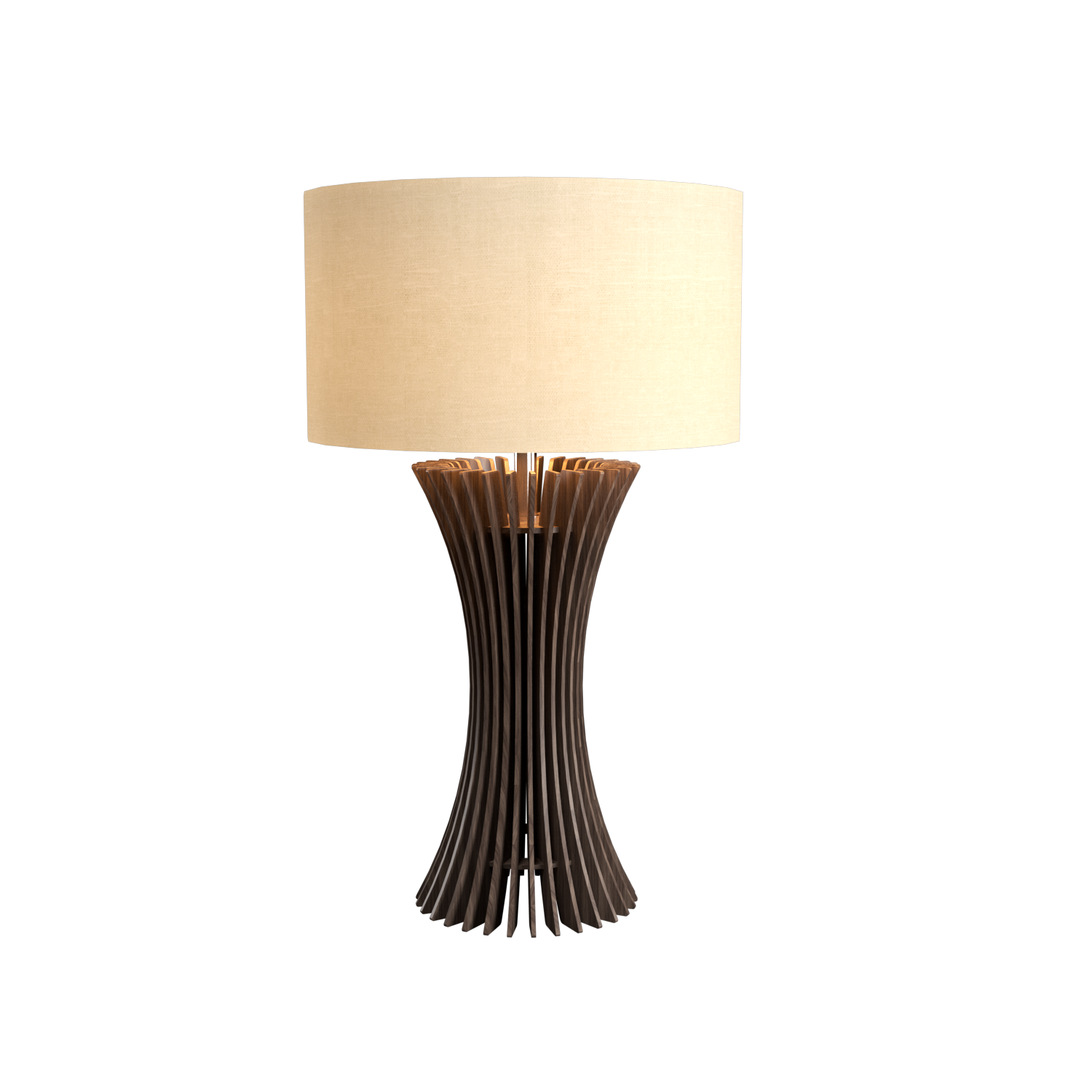 Table Lamp Accord Stecche Di Legno 7013 - Stecche Di Legno Line Accord Lighting | 18. American Walnut