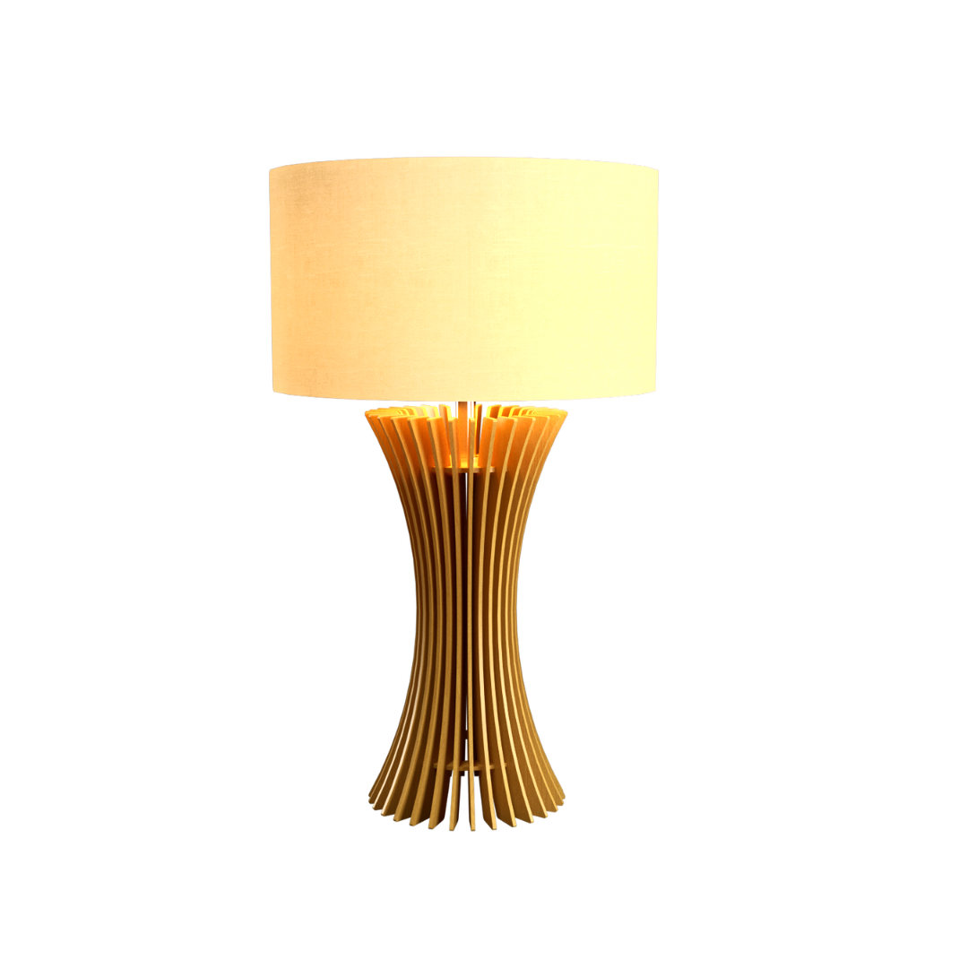 Table Lamp Accord Stecche Di Legno 7013 - Stecche Di Legno Line Accord Lighting | 49. Organic Gold
