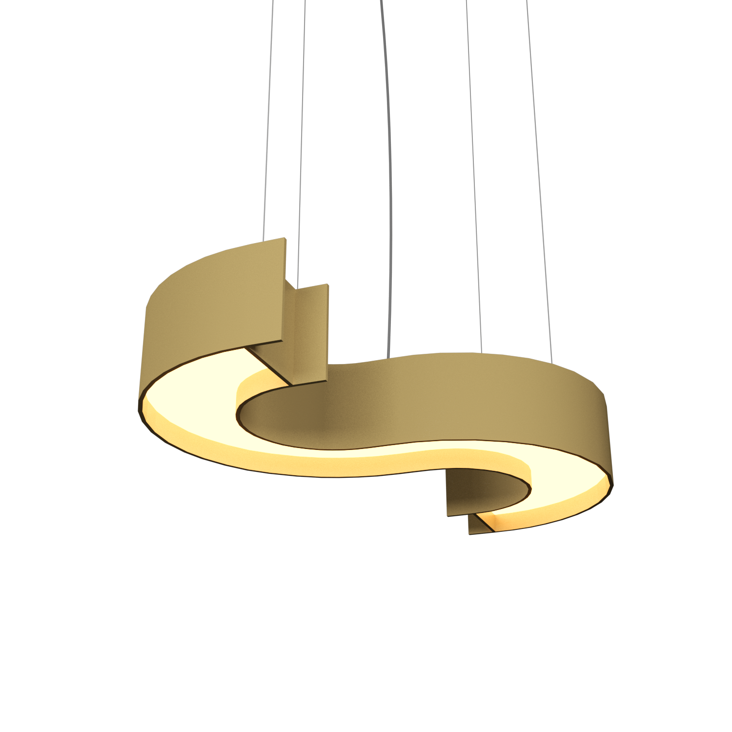 Pendant Lamp Accord Spy 1062 - Orgânica Line Accord Lighting | 27. Gold