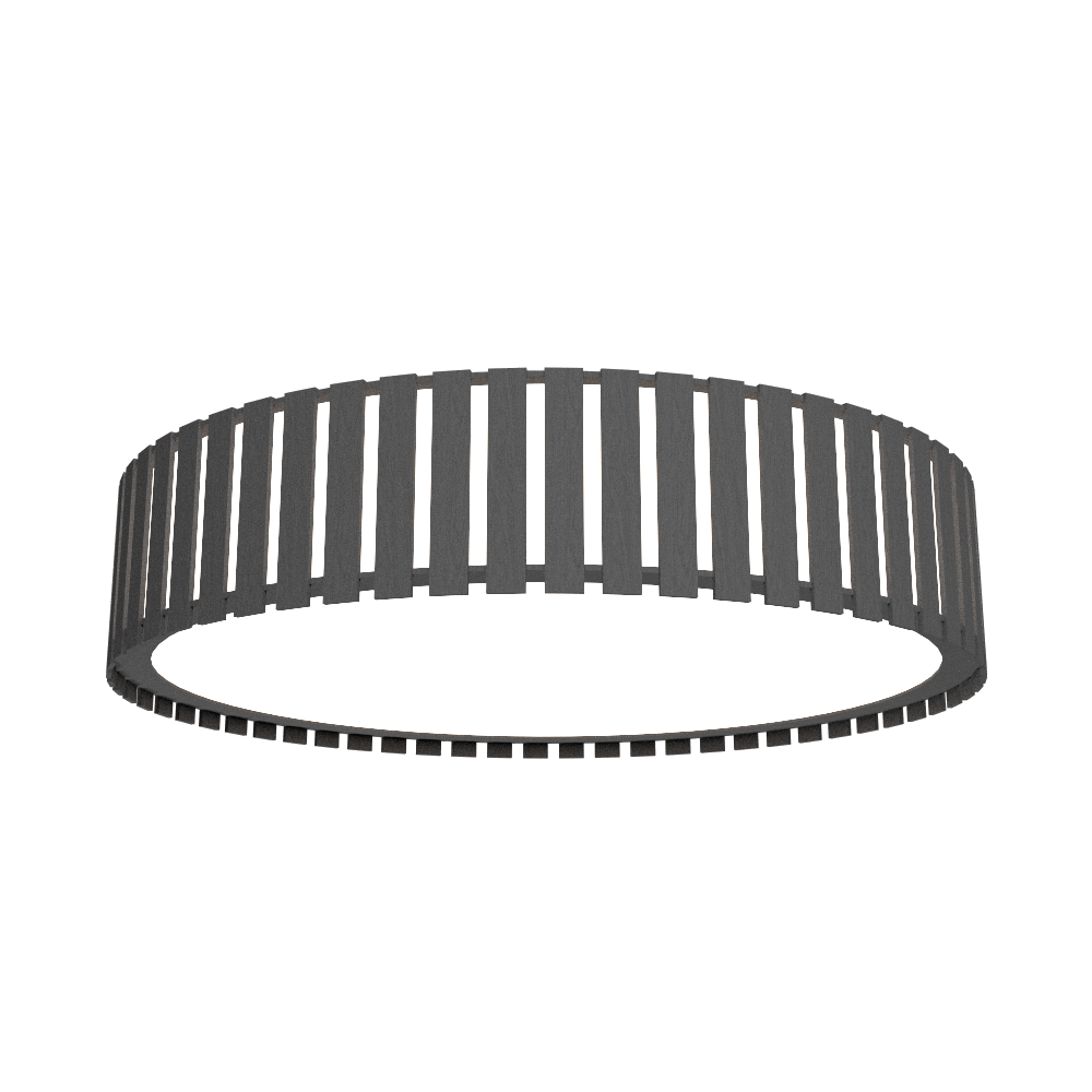 Ceiling Lamp Accord Ripado 5033 - Ripada Line Accord Lighting | 50. Organic lead Grey